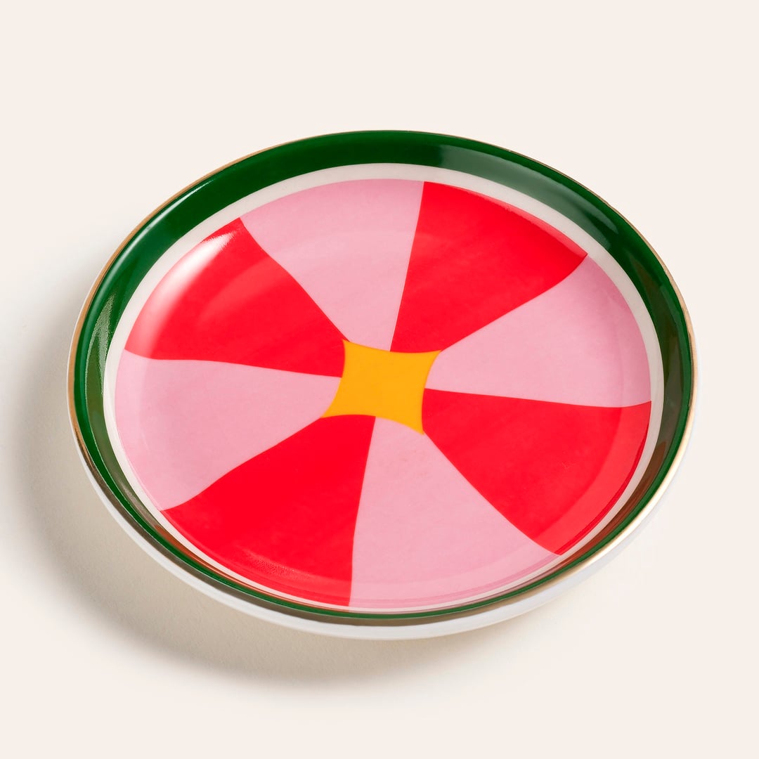 Luohu Porselen Tabak 10x10x1 Cm Renkli