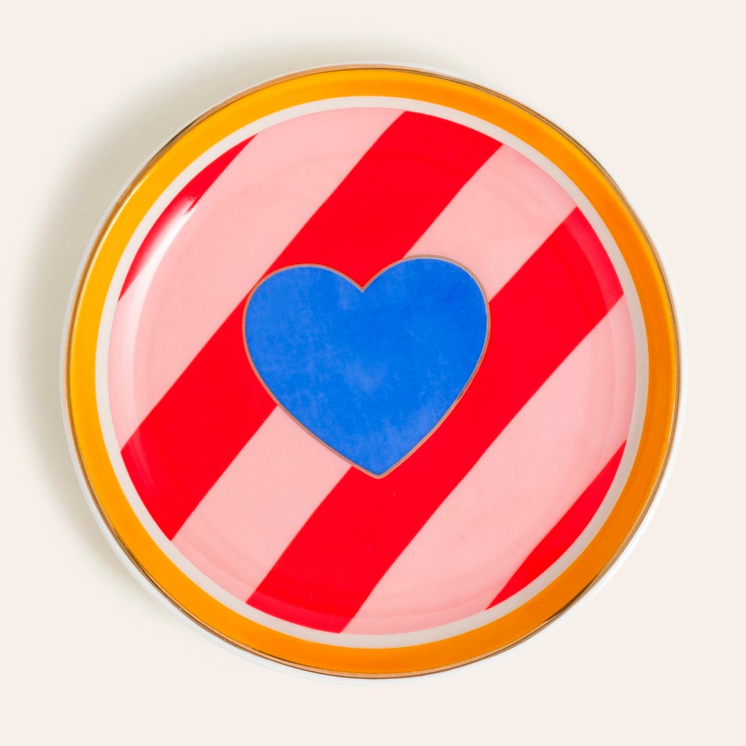 Luohu Porselen Tabak 10x10x1 Cm Renkli