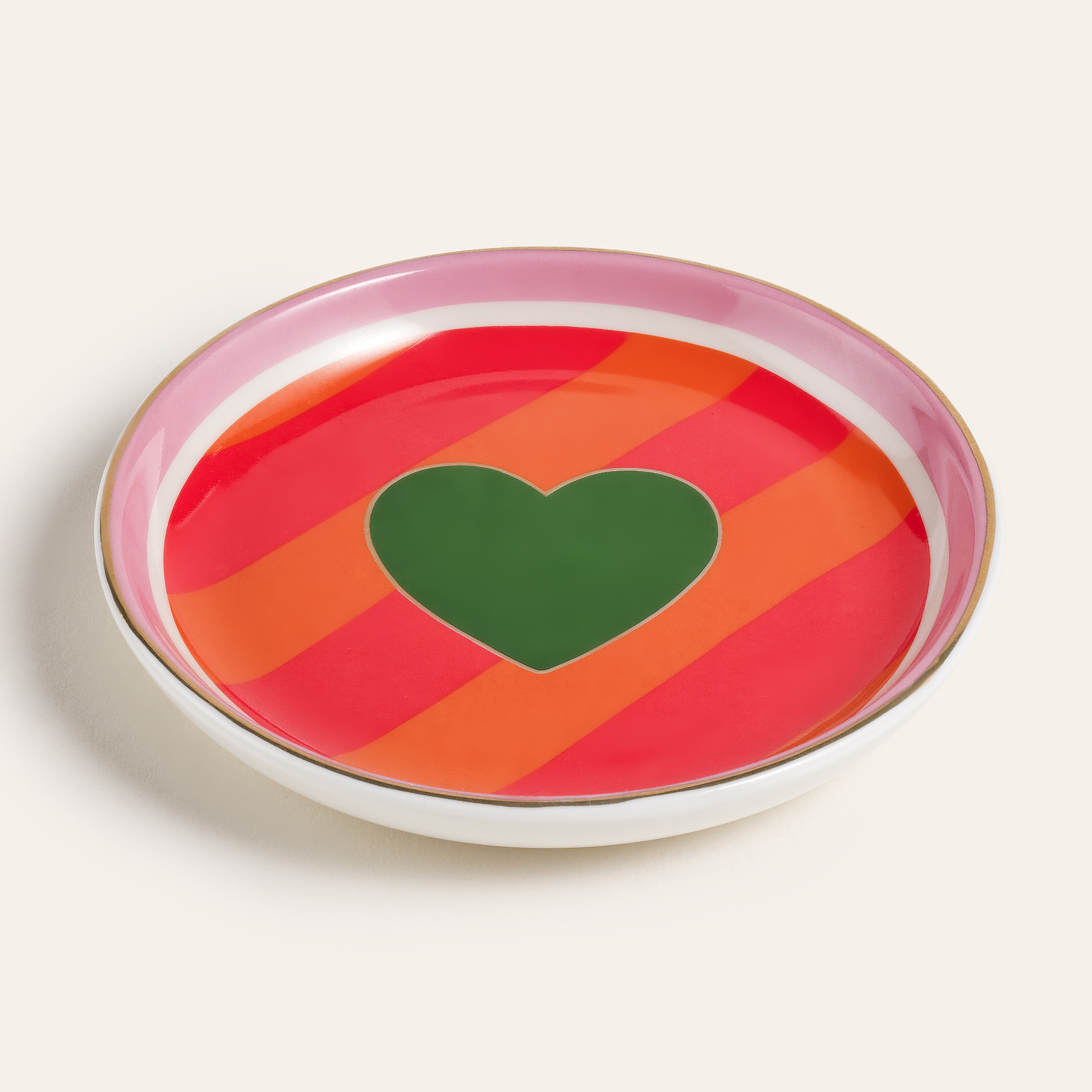 Luohu Porselen Tabak 10x10x1 Cm Renkli