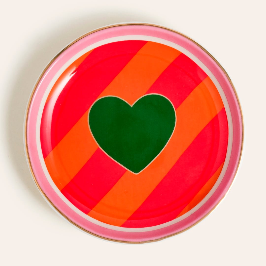 Luohu Porselen Tabak 10x10x1 Cm Renkli