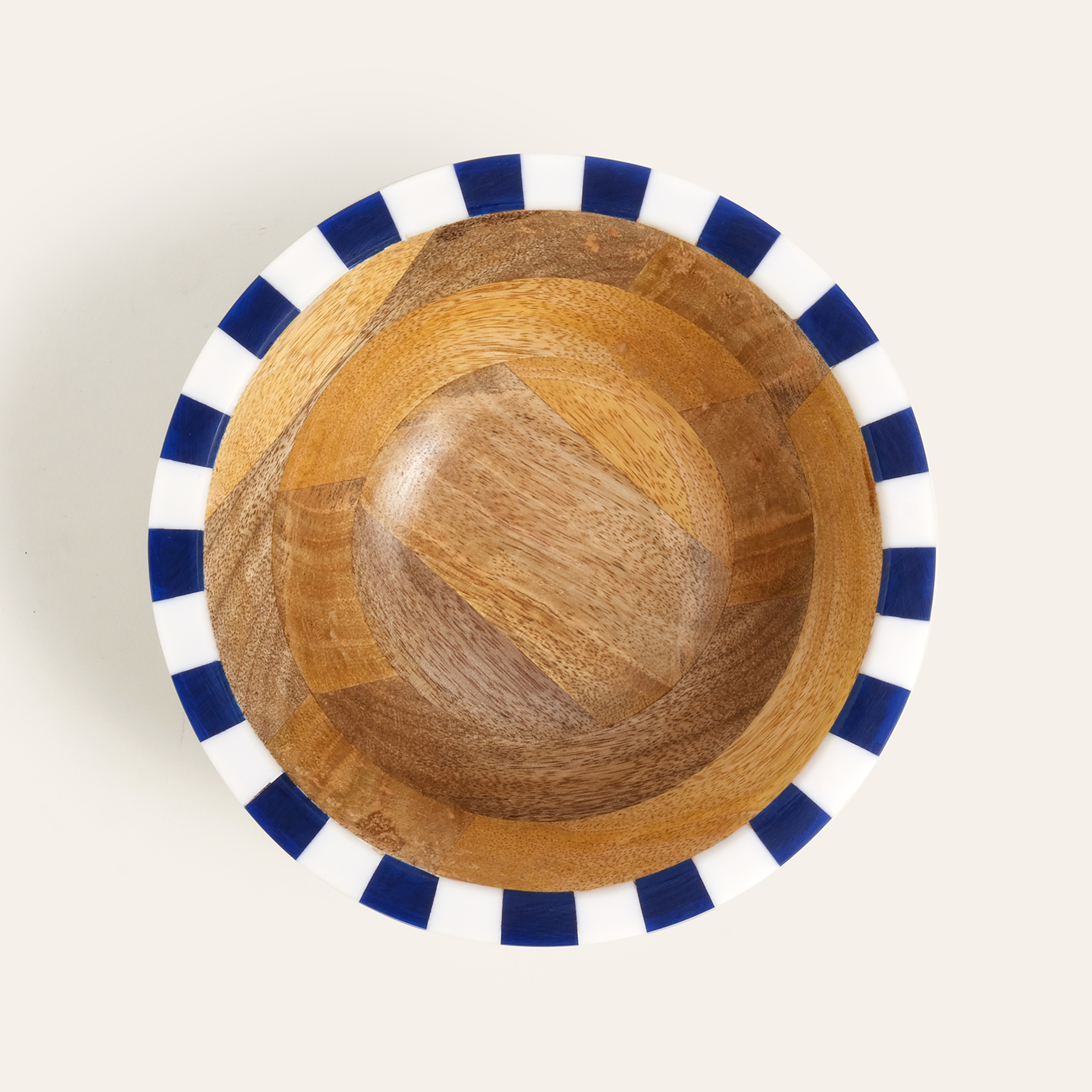 Nohar Mango Ağacı - Reçine Kase 18x18x8 Cm Mavi