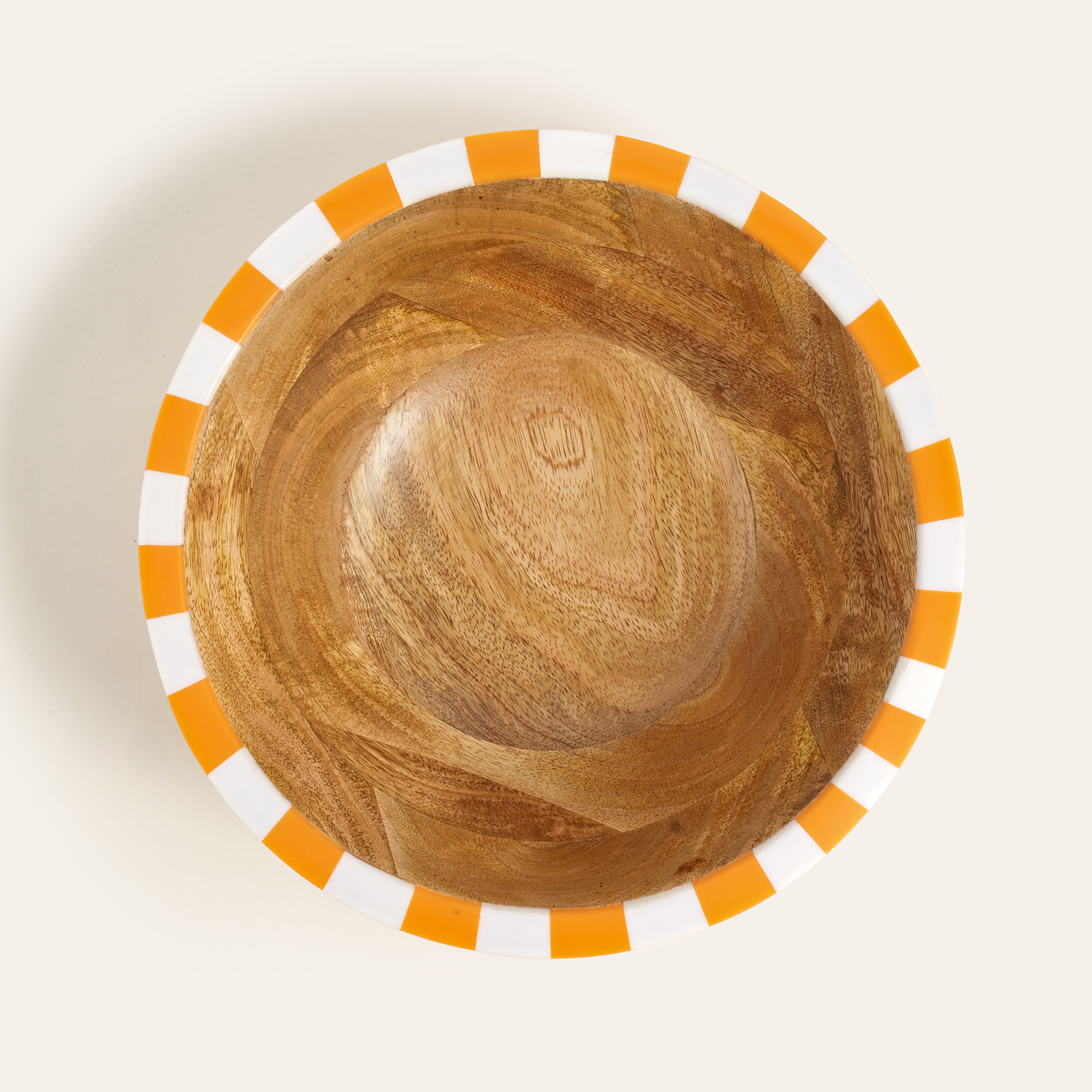 Nohar Mango Ağacı - Reçine Kase 25x25x9 Cm Turuncu