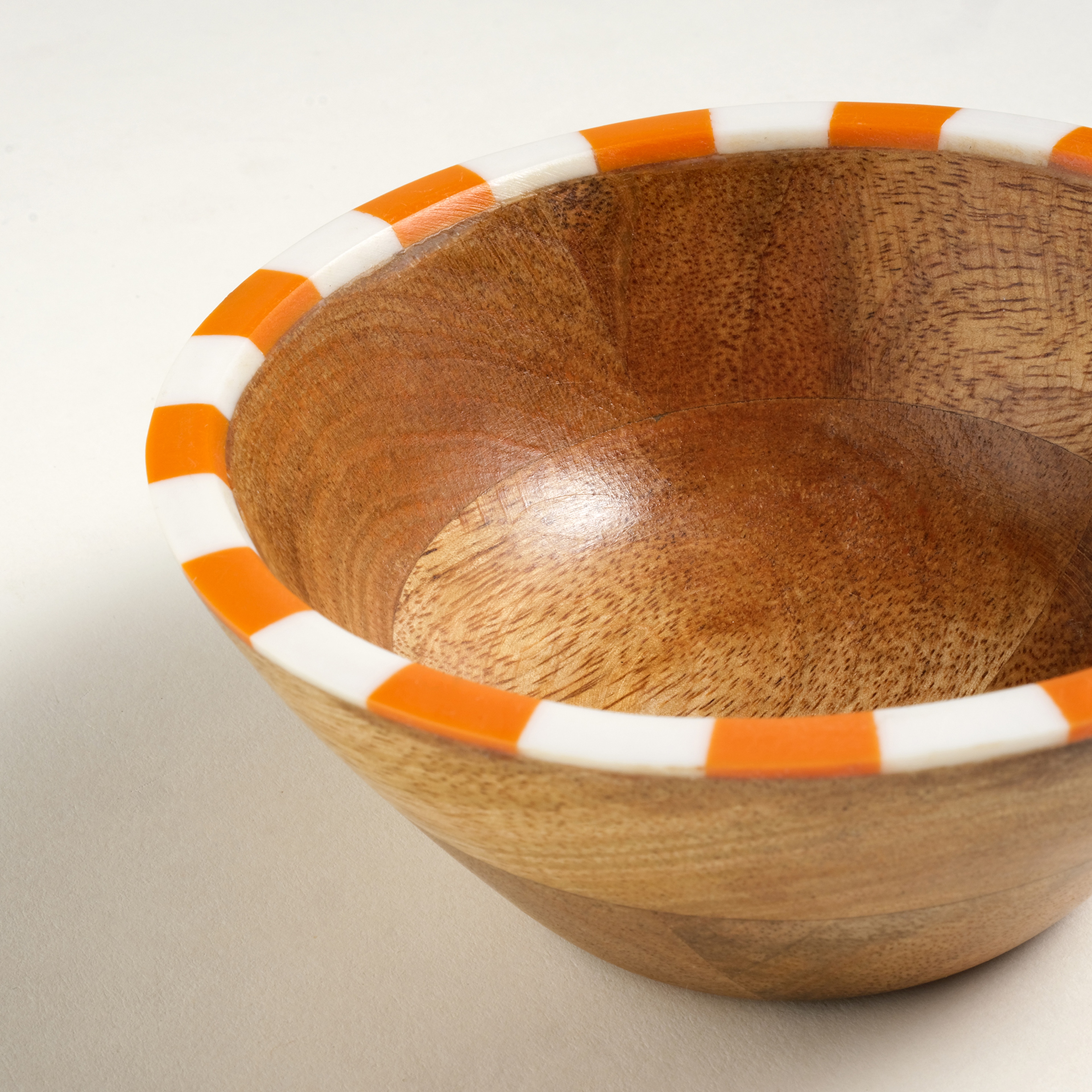 Nohar Mango Ağacı - Reçine Kase 13x13x6 Cm Turuncu