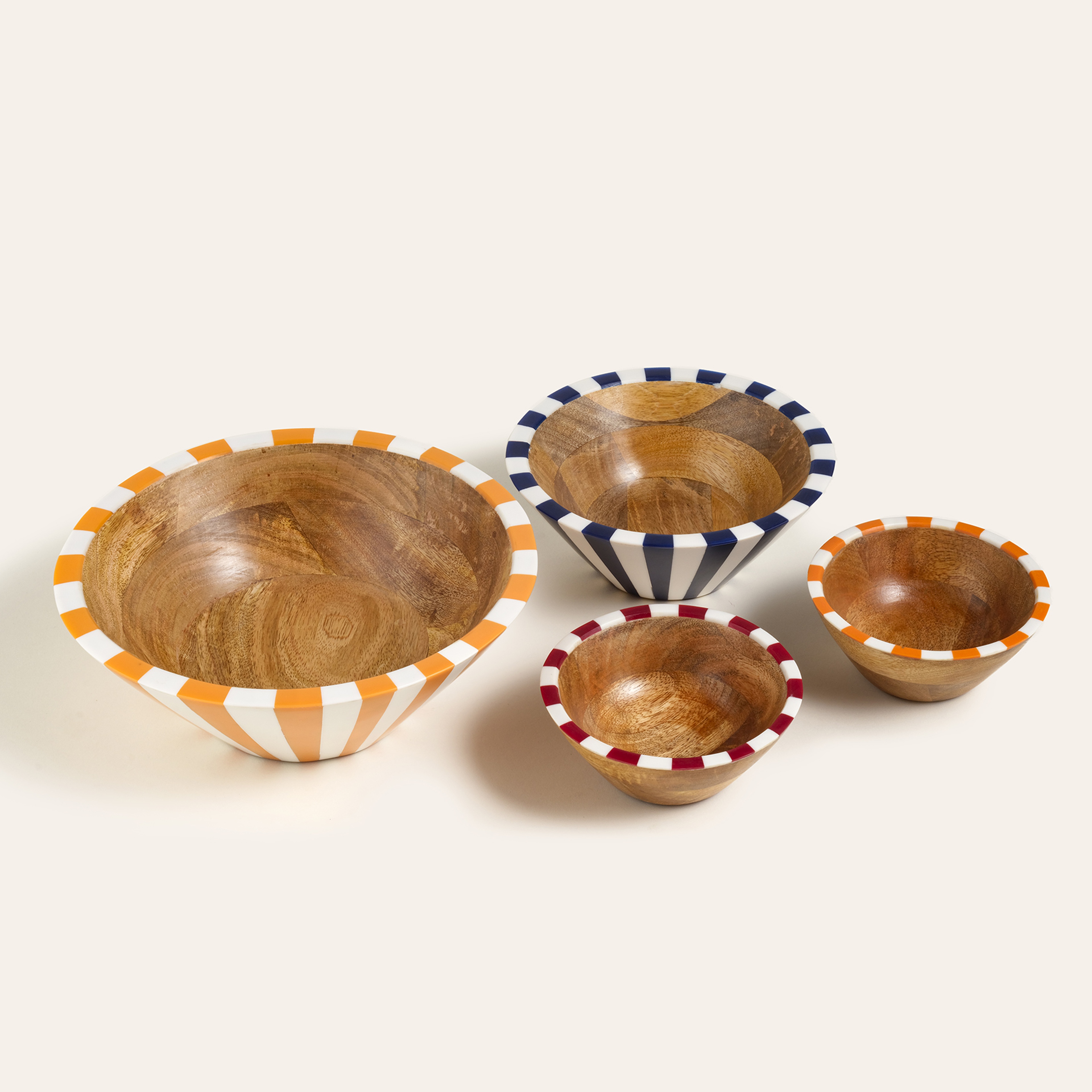 Nohar Mango Ağacı - Reçine Kase 13x13x6 Cm Kırmızı