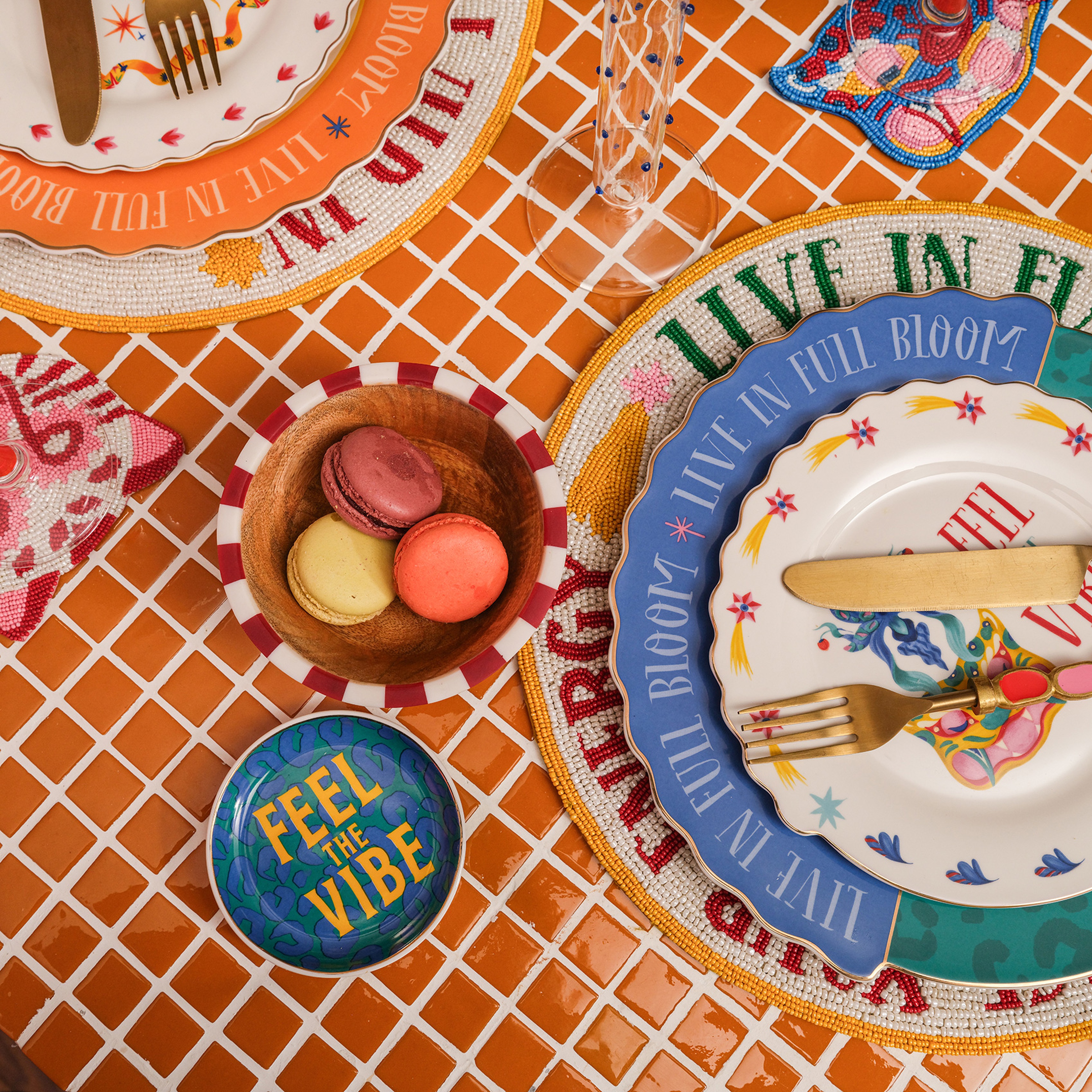 Nohar Mango Ağacı - Reçine Kase 13x13x6 Cm Kırmızı