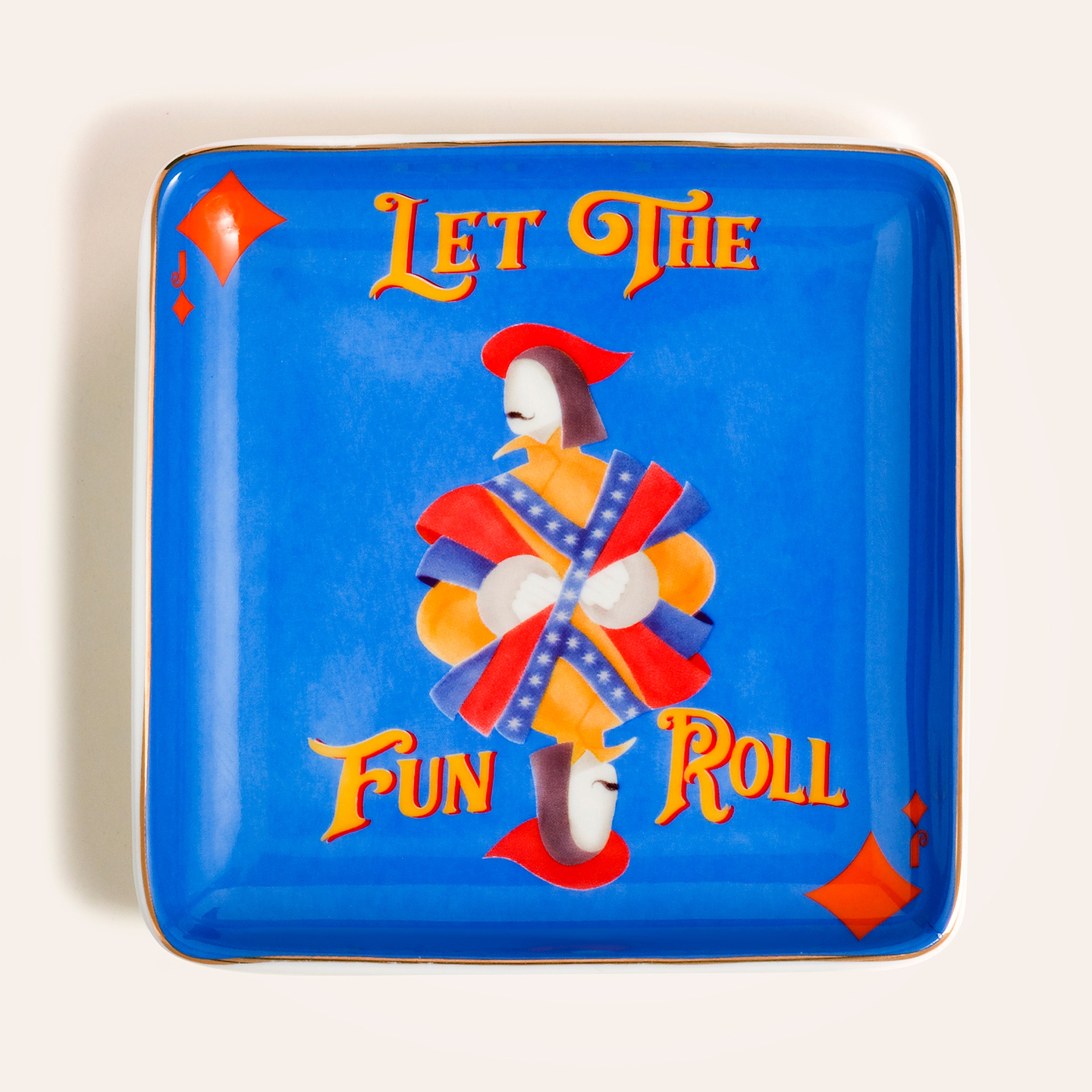 Luohu Porselen Tabak 12x12x2 Cm Mavi