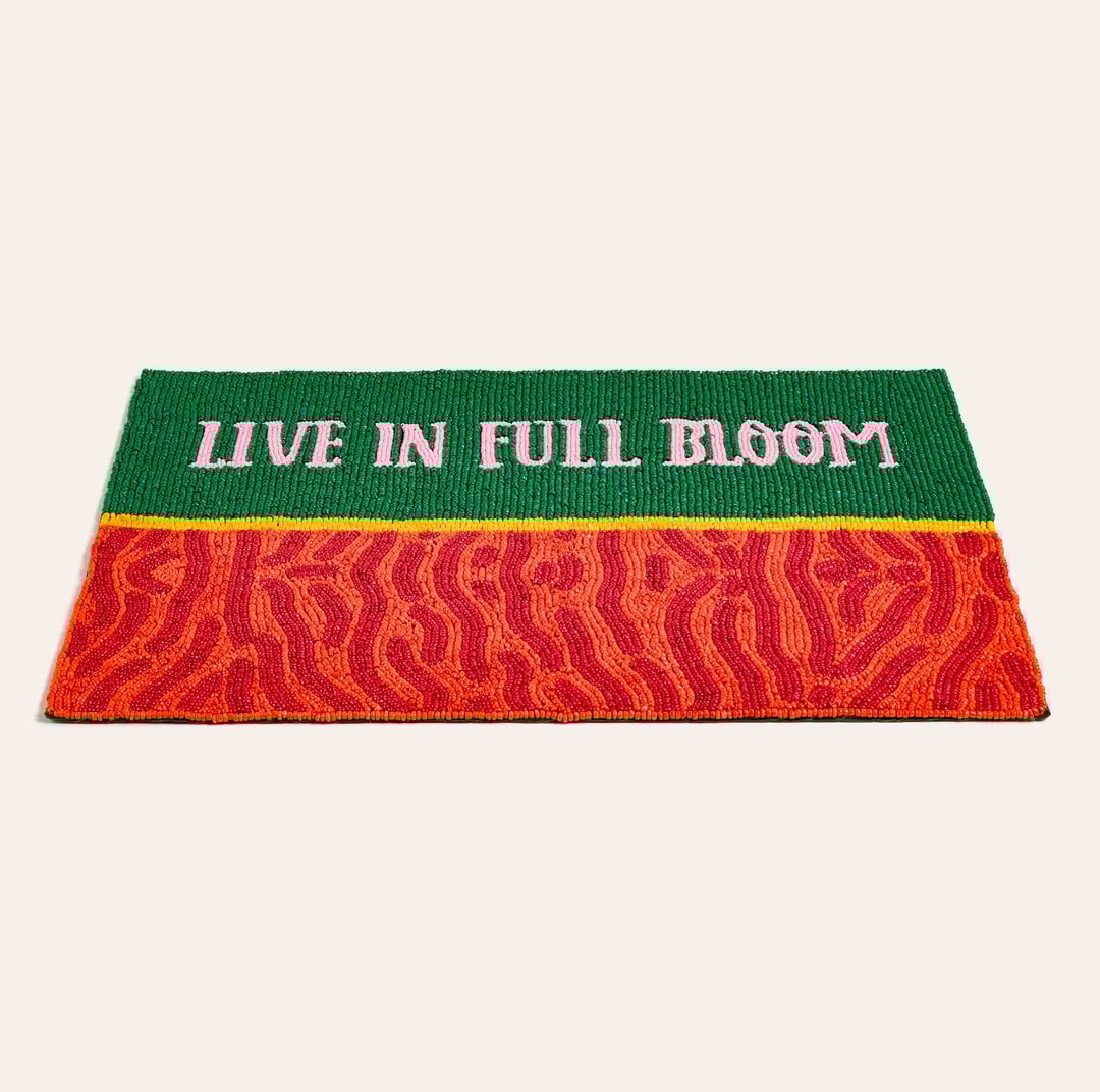 Dadrı Cam - Polyester Amerikan Servis 30x40 Cm Yeşil - Turuncu