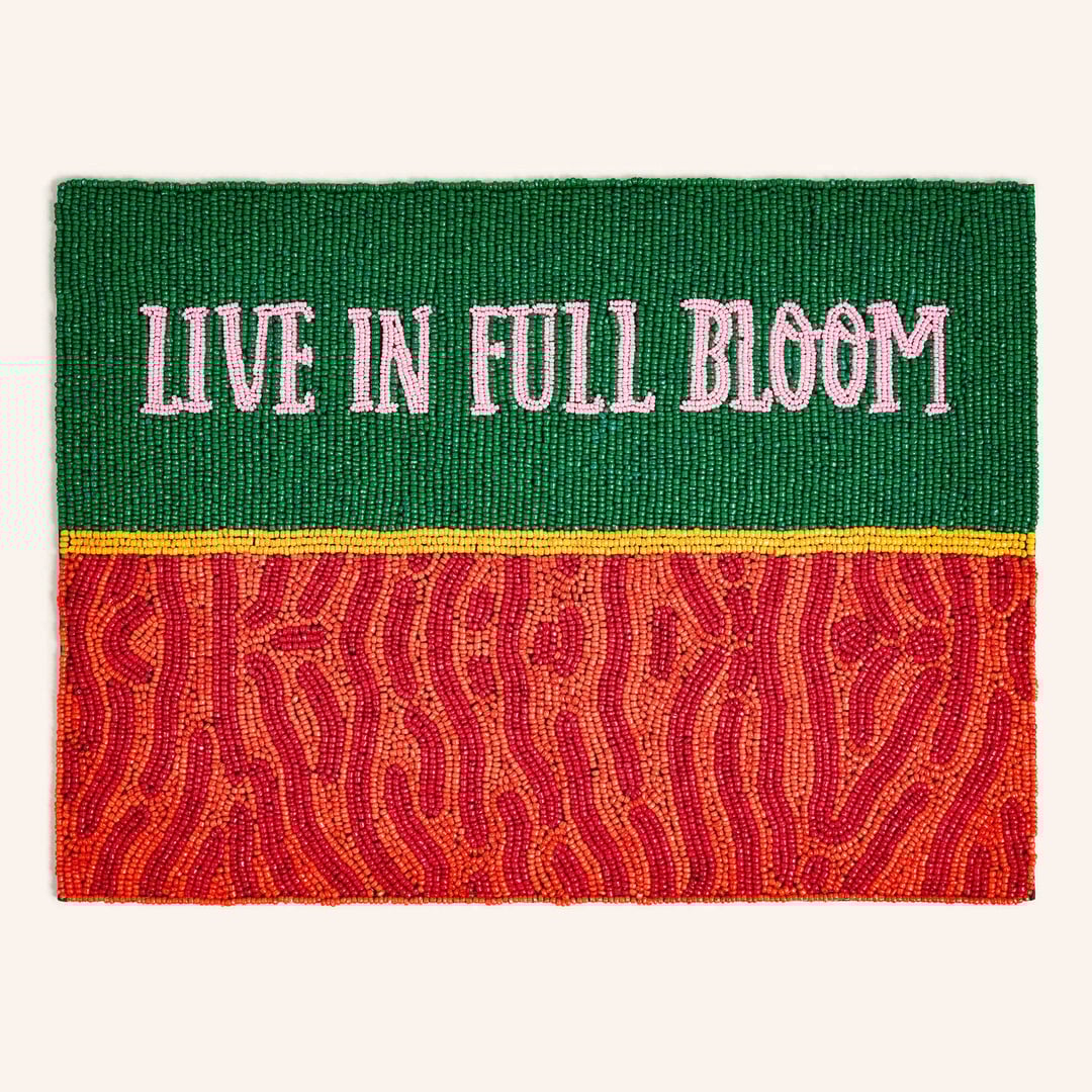 Dadrı Cam - Polyester Amerikan Servis 30x40 Cm Yeşil - Turuncu