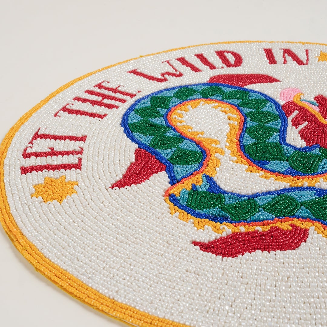 Dadrı Cam - Polyester Amerikan Servis 35 Cm Beyaz