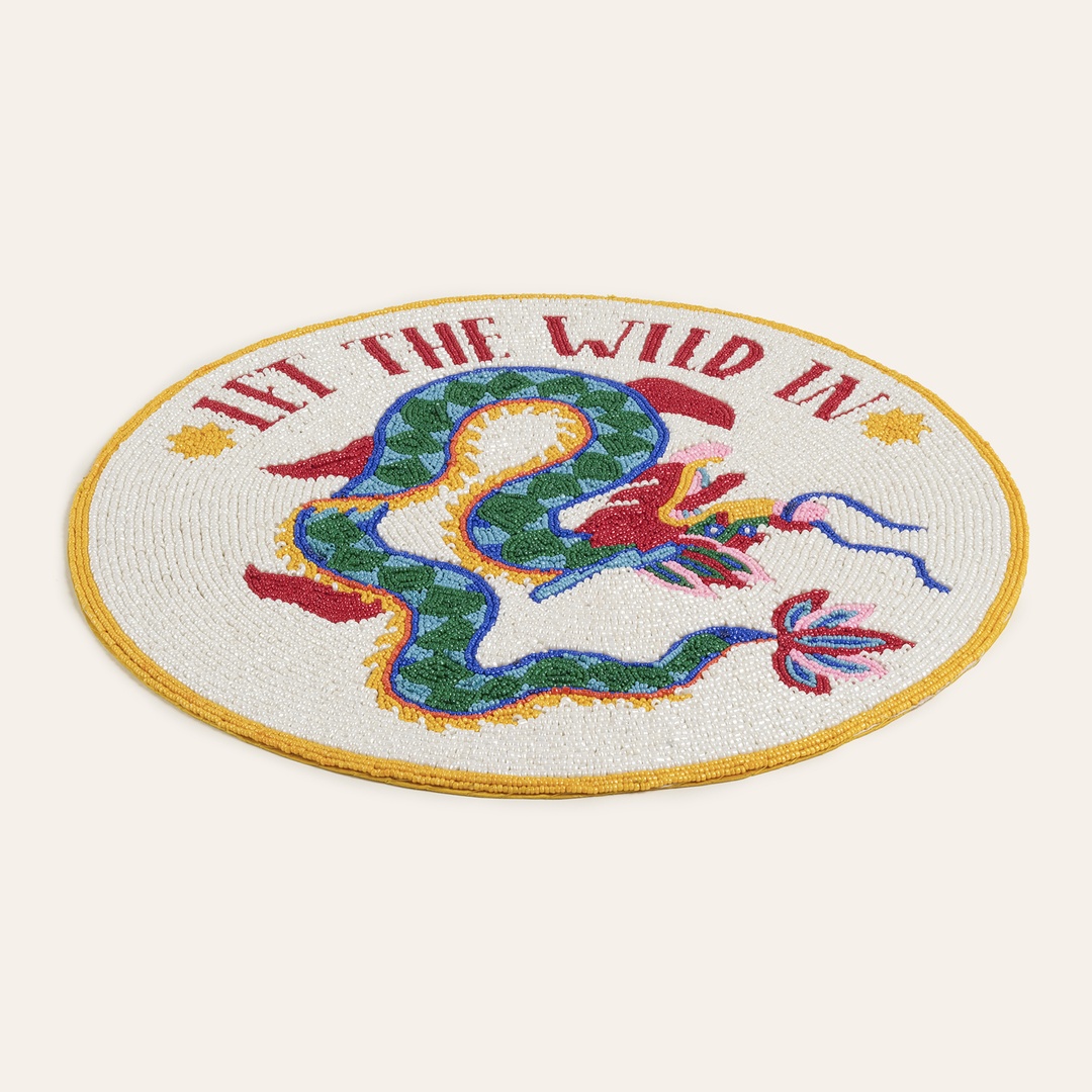 Dadrı Cam - Polyester Amerikan Servis 35 Cm Beyaz