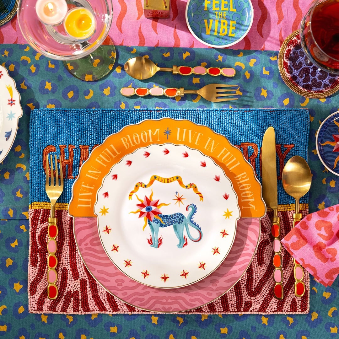 Dadrı Cam - Polyester Bardak Altlığı 10 Cm Fuşya