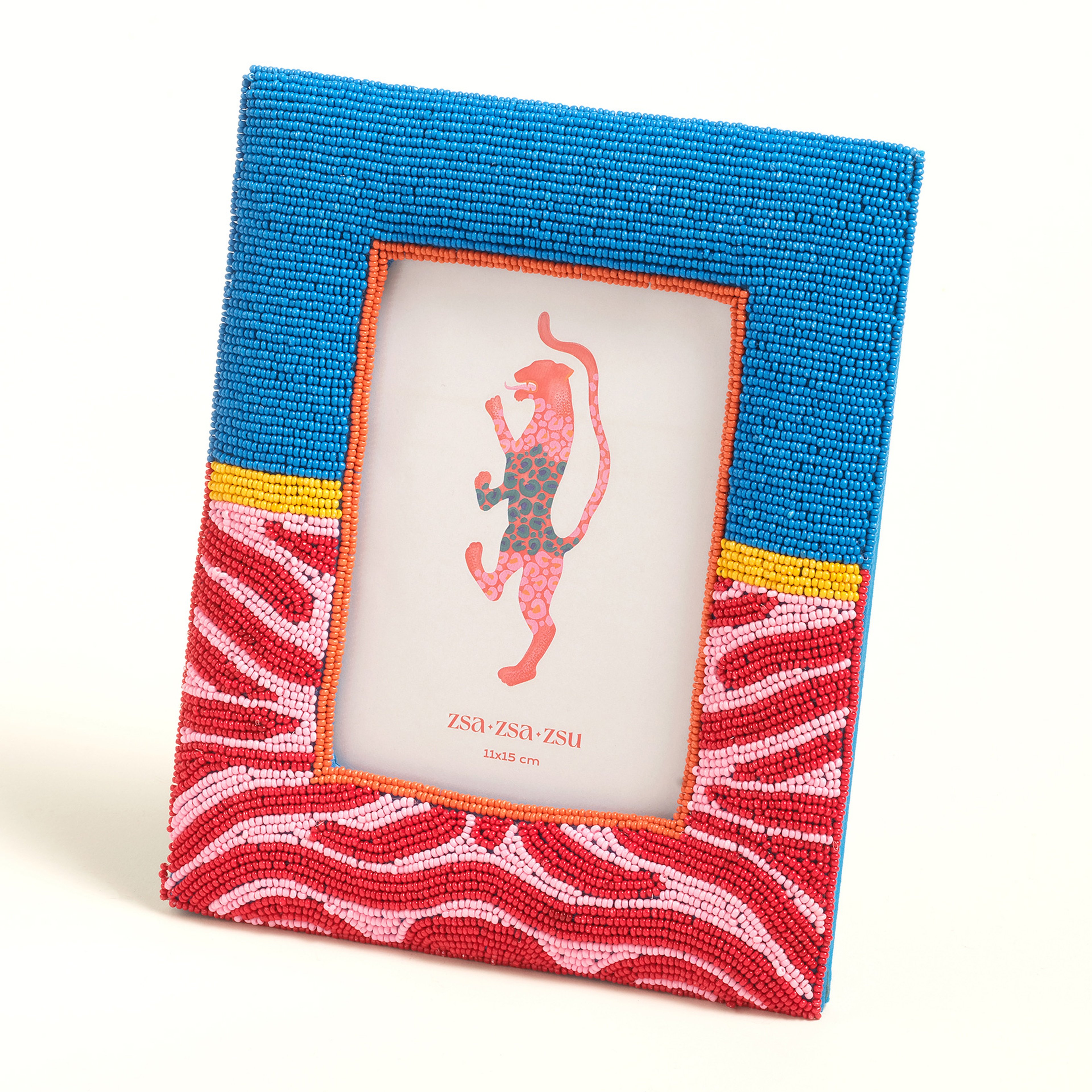 Dadrı Cam Boncuk-ahşap Çerçeve 21x17 Cm Renkli