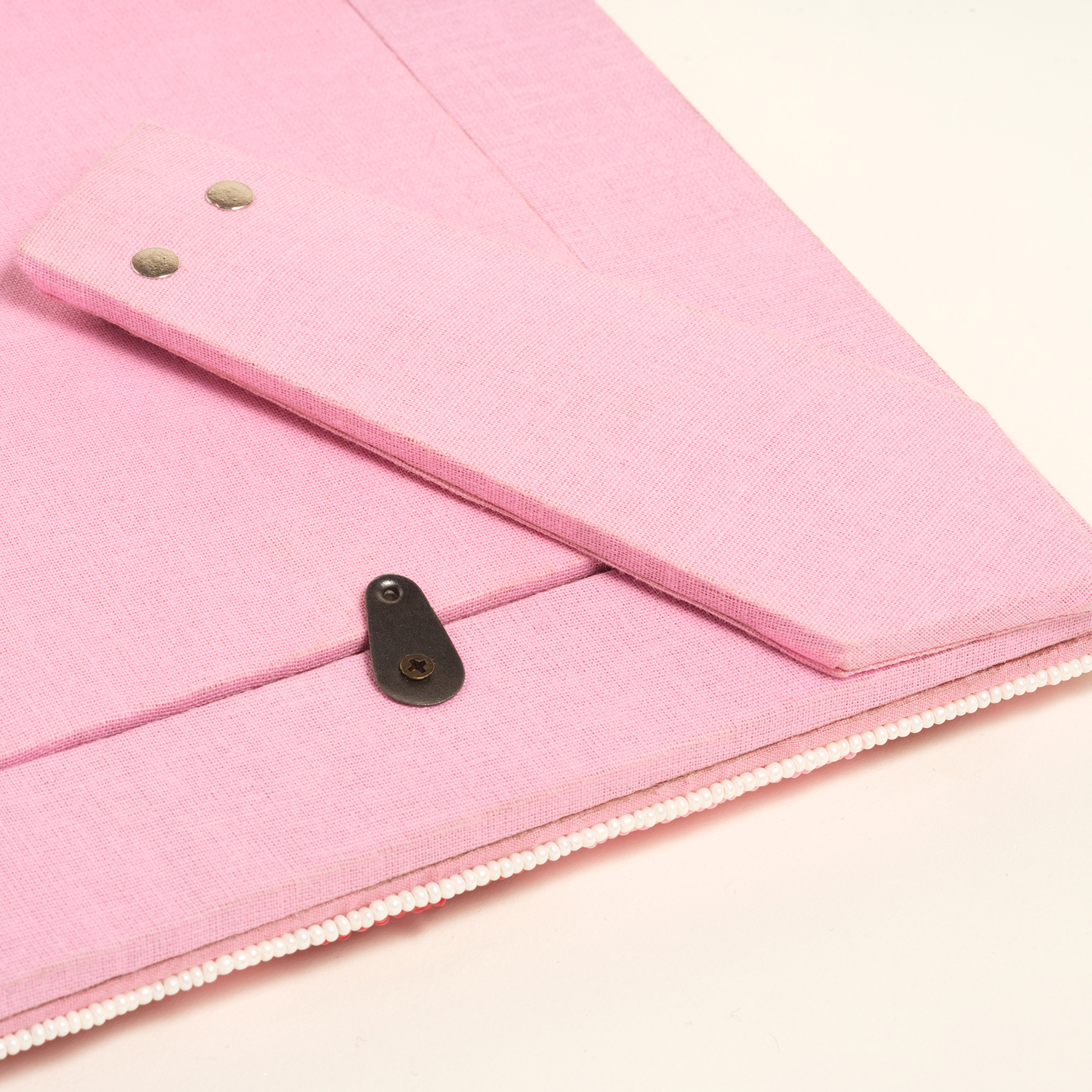 Dadrı Cam Boncuk-ahşap Çerçeve 21x17 Cm Fuşya