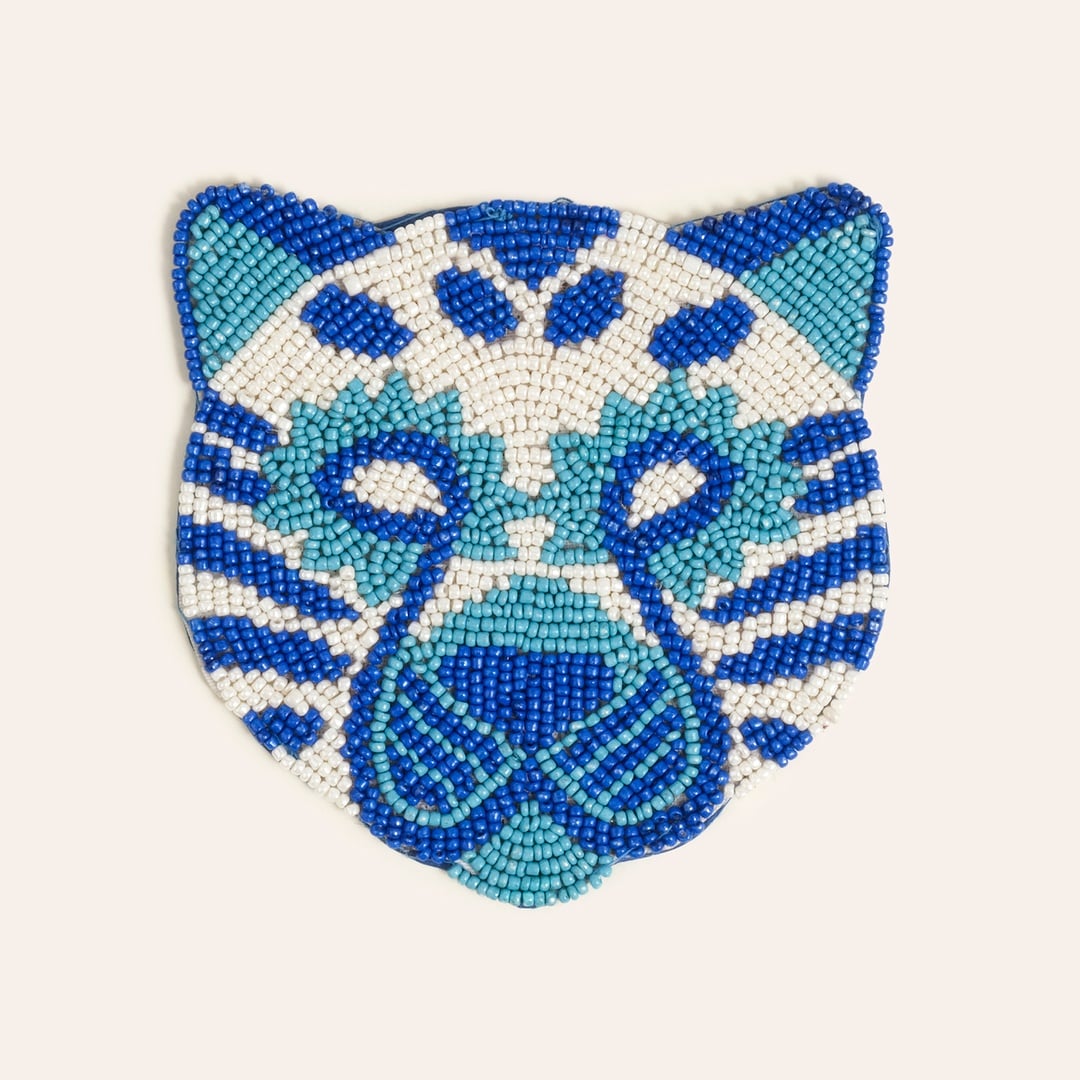 Dadrı Cam - Polyester Bardak Altlığı 10 Cm Mavi