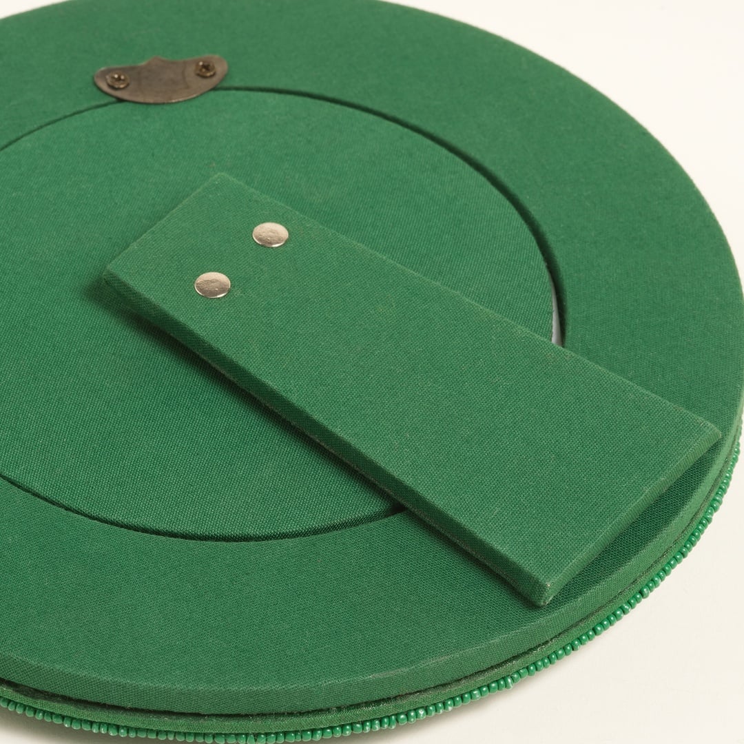 Dadrı Cam Boncuk-ahşap Çerçeve 17 Cm Yeşil - Pembe