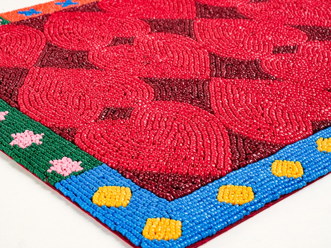 Dadrı Cam - Polyester Amerikan Servis 30x40 Cm Turuncu