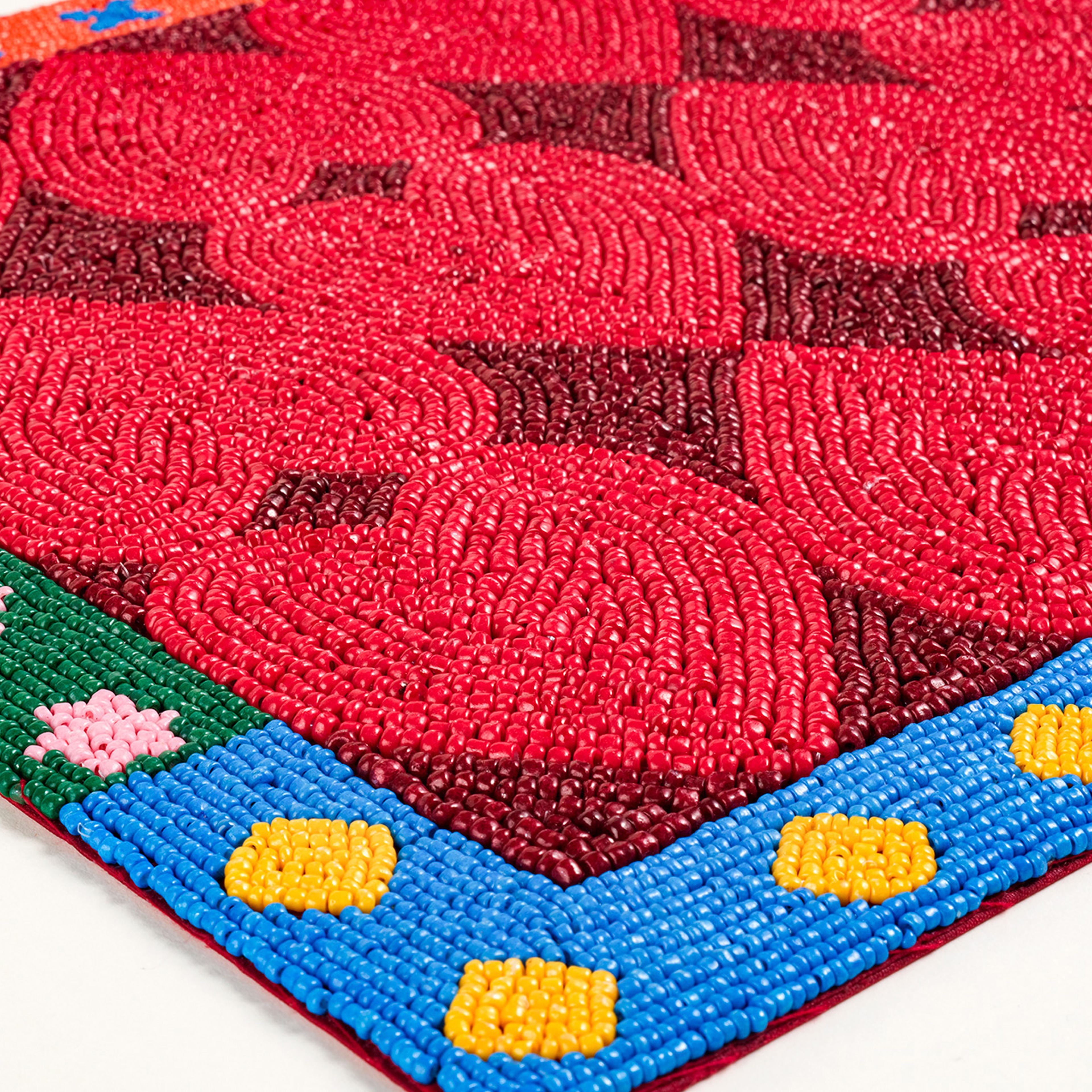 Dadrı Cam - Polyester Amerikan Servis 30x40 Cm Turuncu