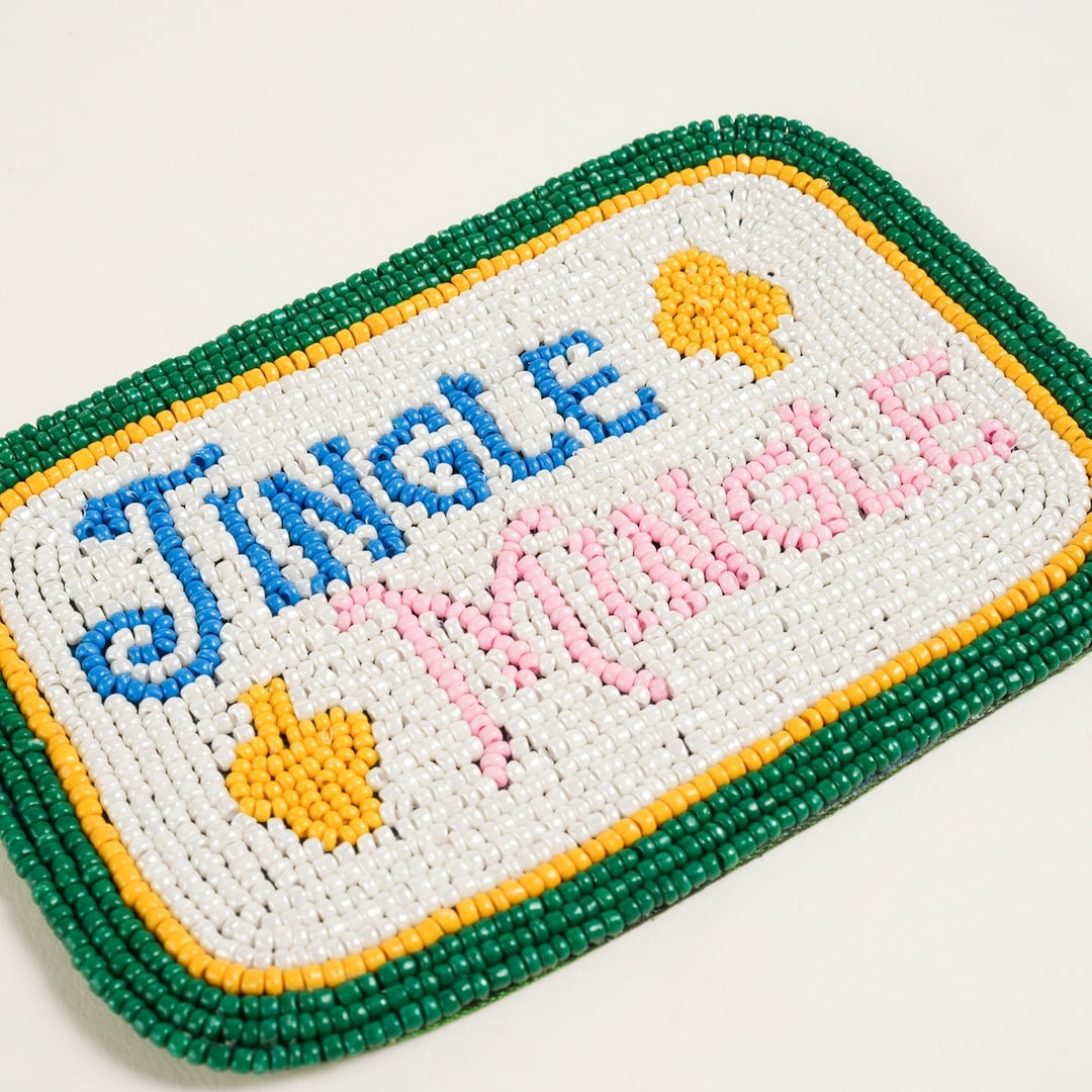 Dadrı Cam - Polyester Bardak Altlığı 12x8 Cm Mavi