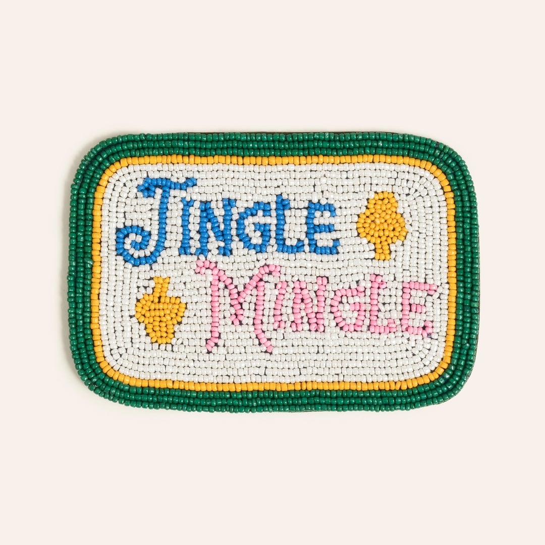 Dadrı Cam - Polyester Bardak Altlığı 12x8 Cm Mavi