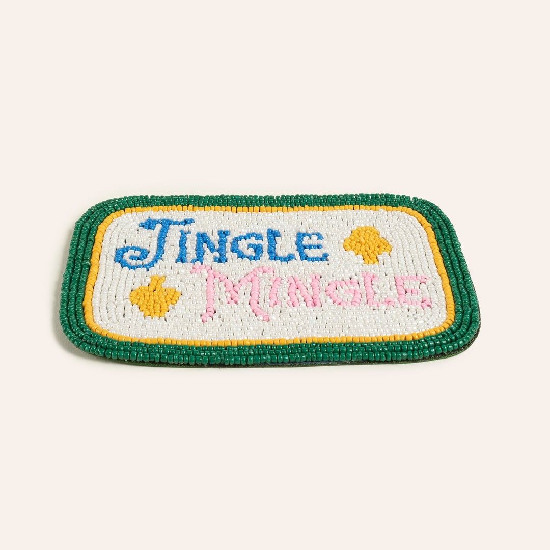 Dadrı Cam - Polyester Bardak Altlığı 12x8 Cm Mavi