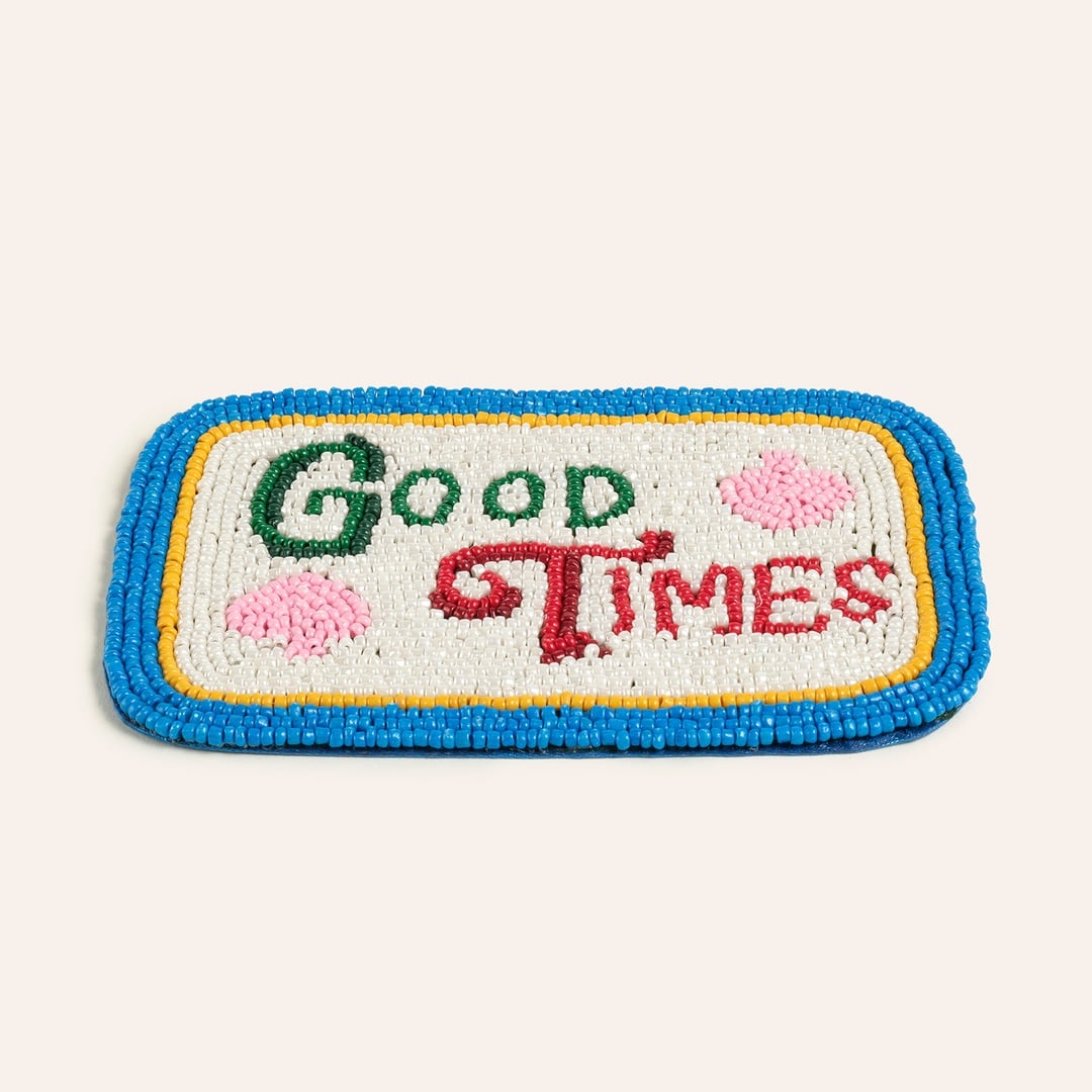 Dadrı Cam - Polyester Bardak Altlığı 12x8 Cm Yeşil