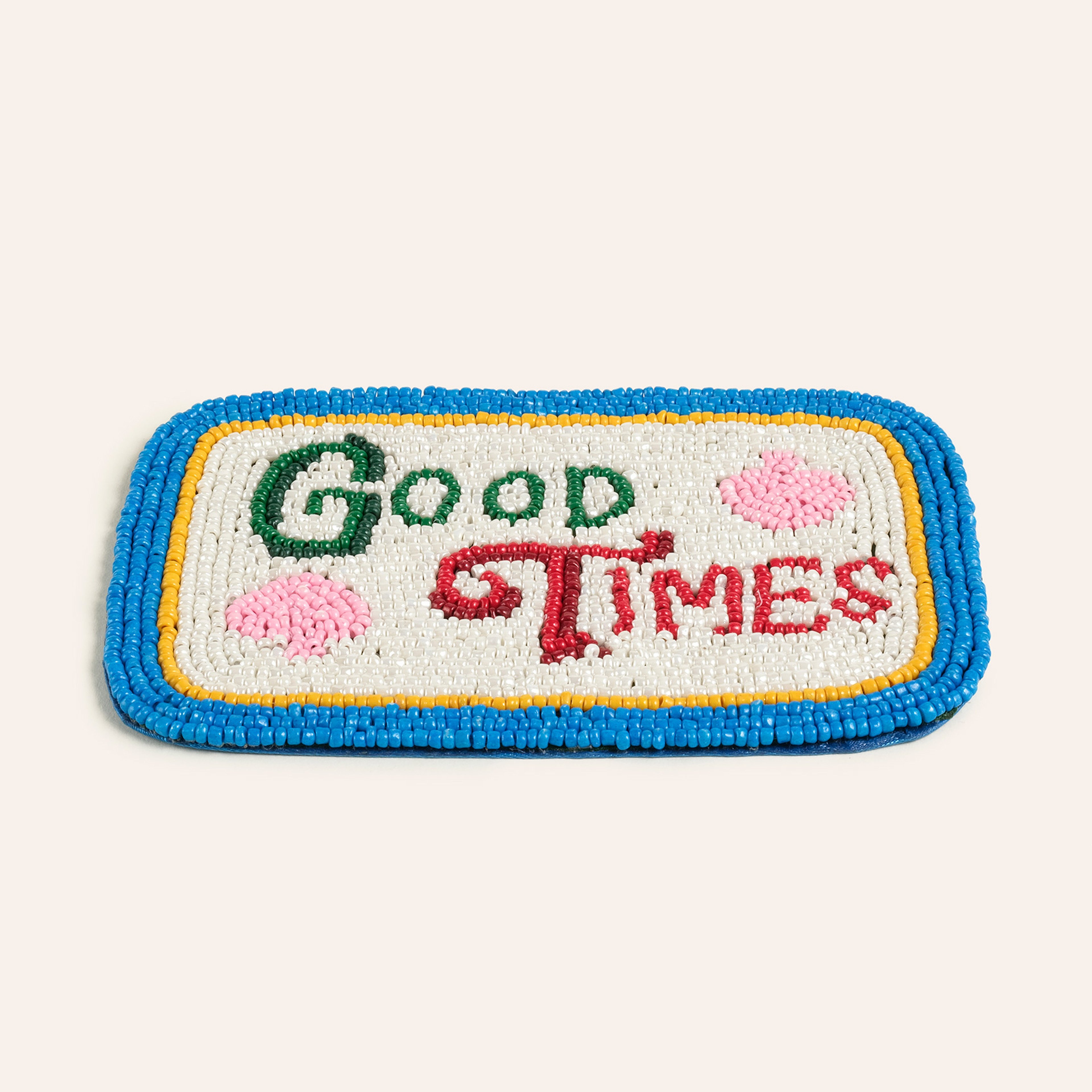 Dadrı Cam - Polyester Bardak Altlığı 12x8 Cm Yeşil