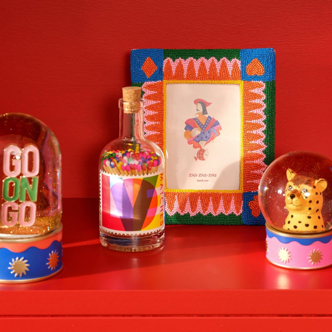 Dadrı Cam Boncuk-ahşap Çerçeve 21x17 Cm Renkli