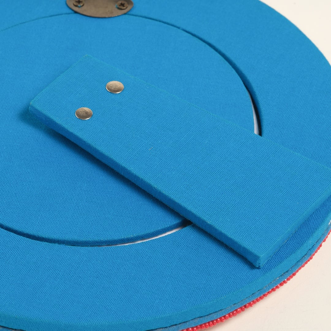 Dadrı Cam Boncuk-ahşap Çerçeve 17 Cm Renkli