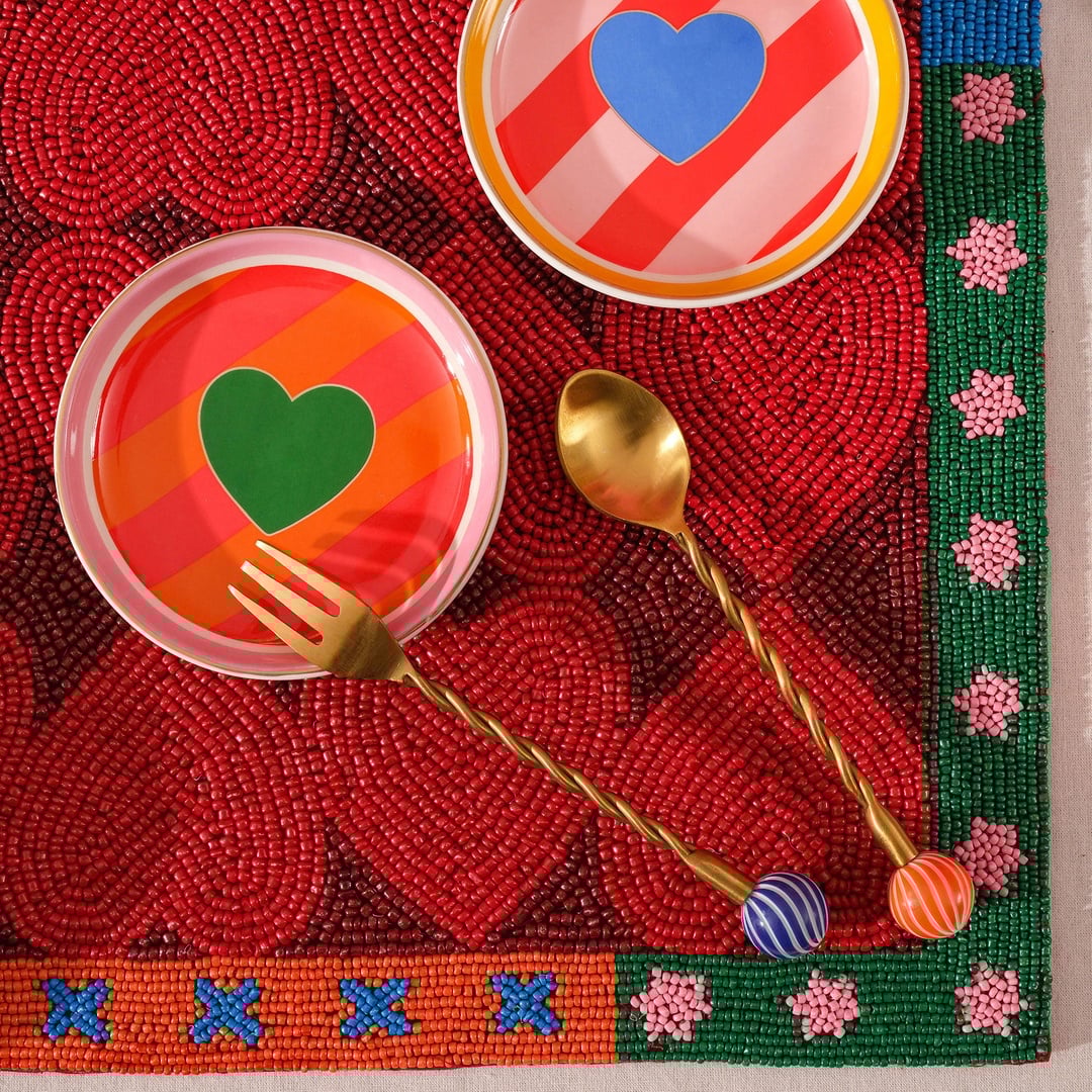 Rampur Çelik - Pirinç Çkb Seti 3x15x1 Cm Altın - Mavi