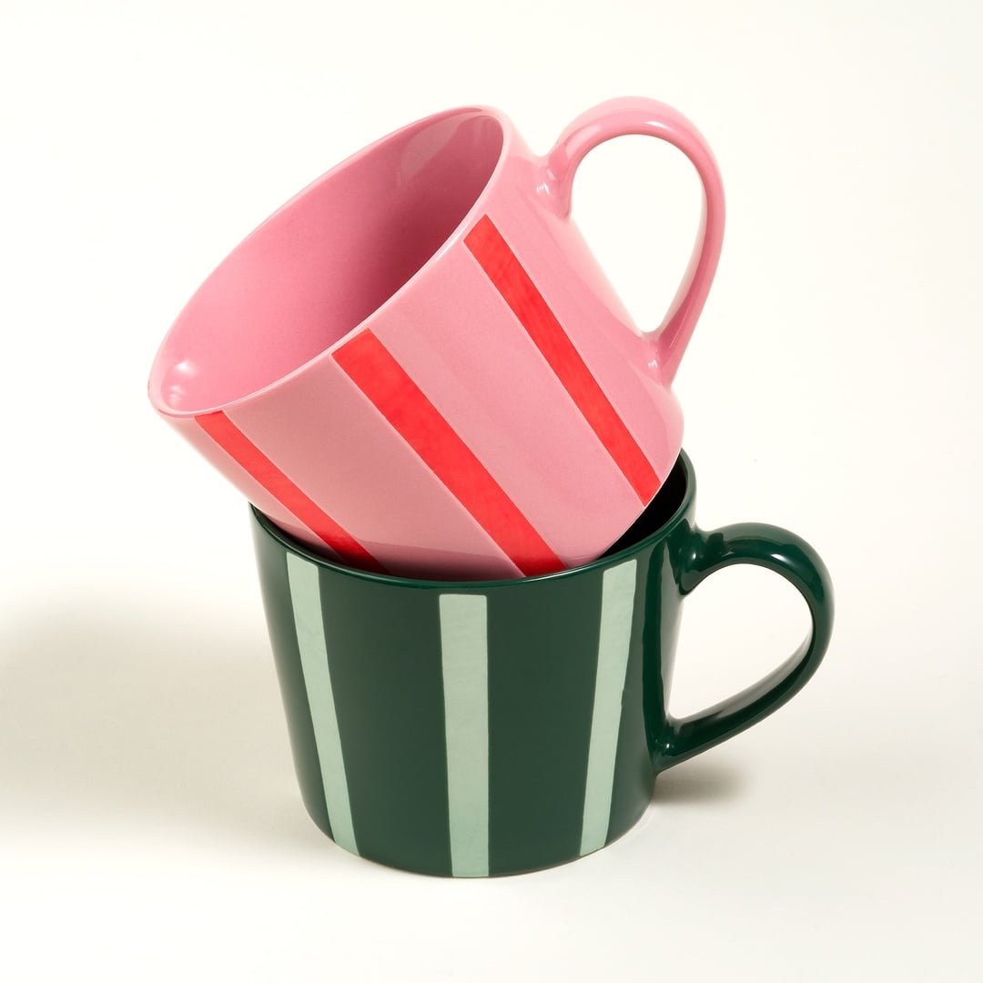 Luohu Porselen Kupa 360 Ml Yeşil