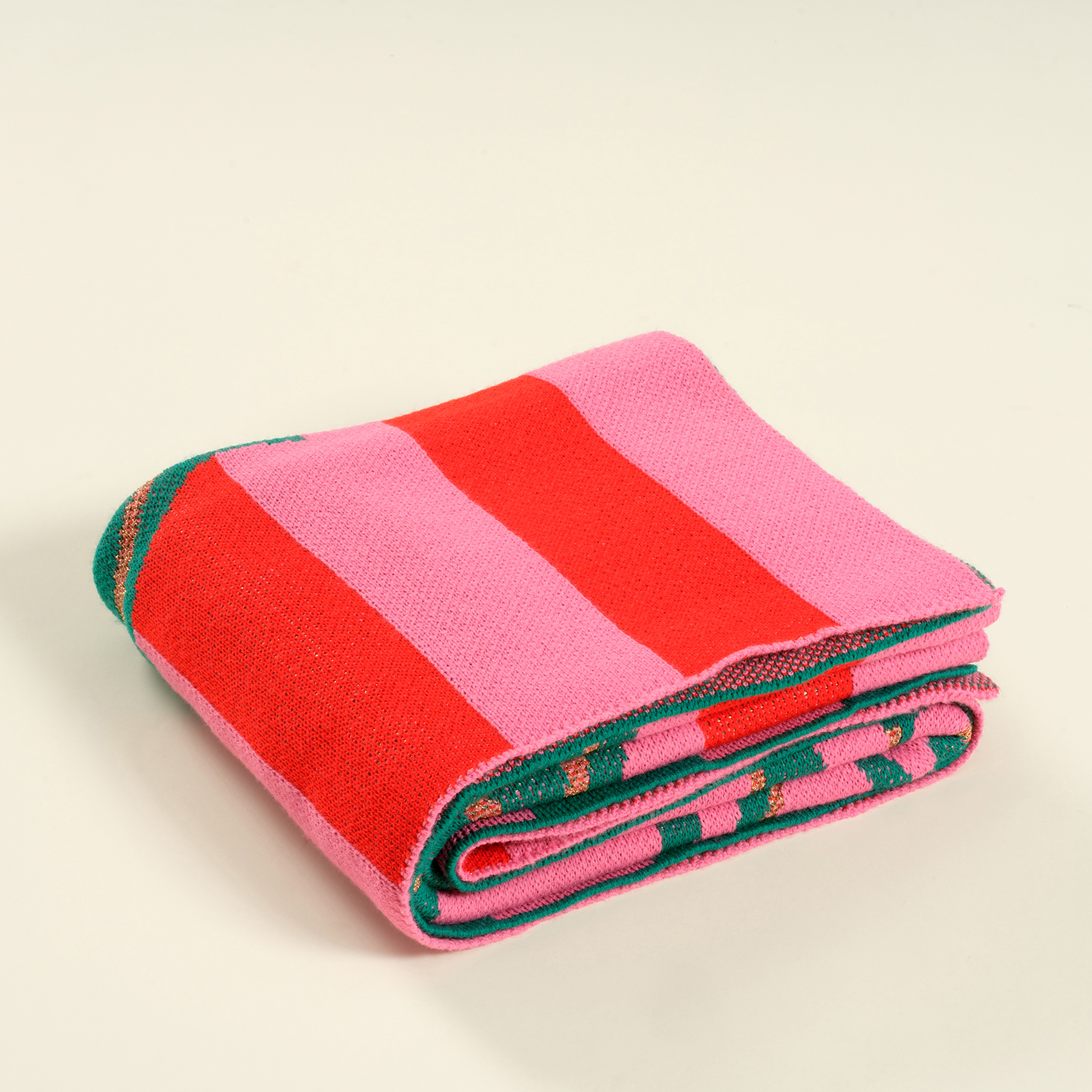 Moda Jakarlı Örme Akrilik Koltuk Şalı 130x170 Cm Renkli