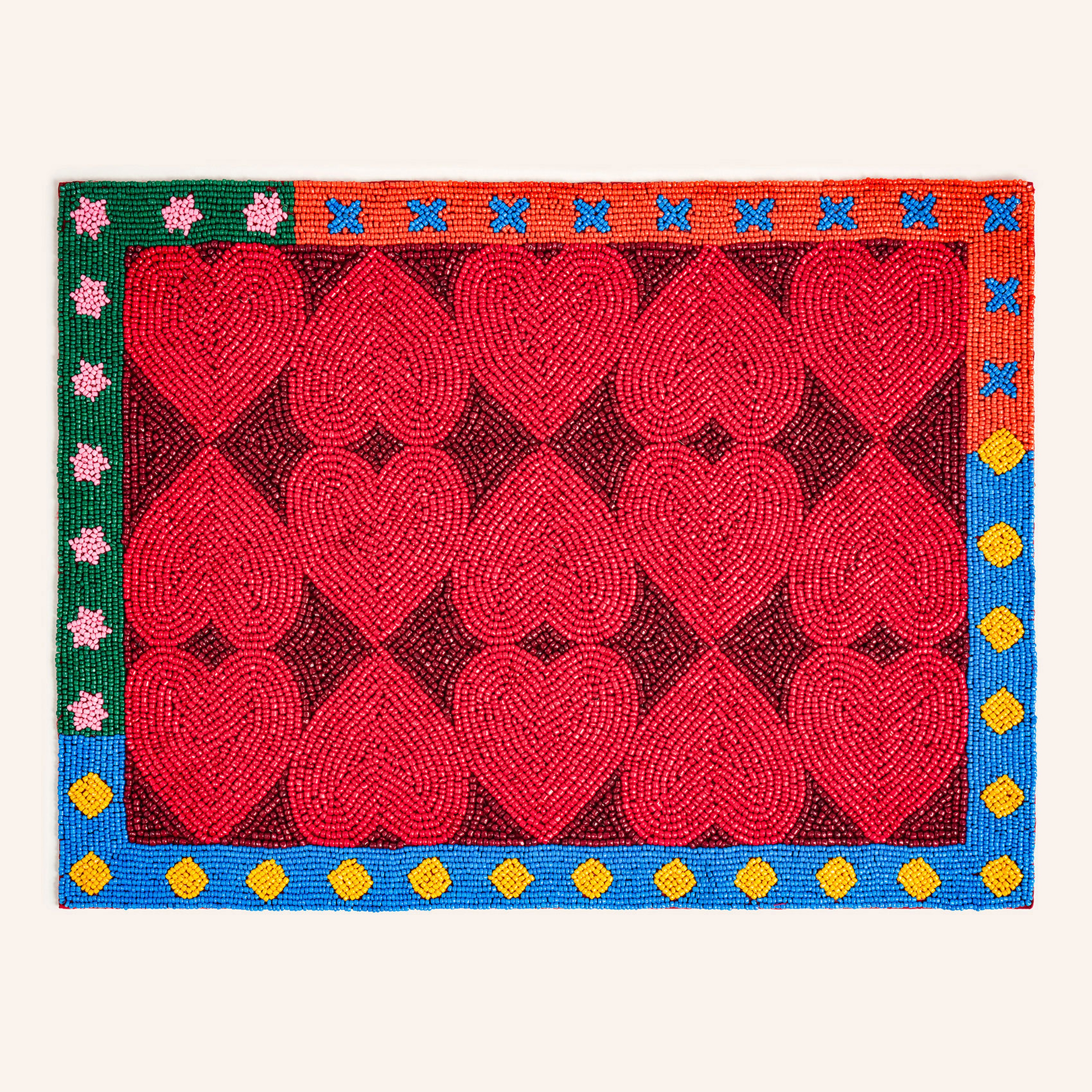 Dadrı Cam - Polyester Amerikan Servis 30x40 Cm Turuncu