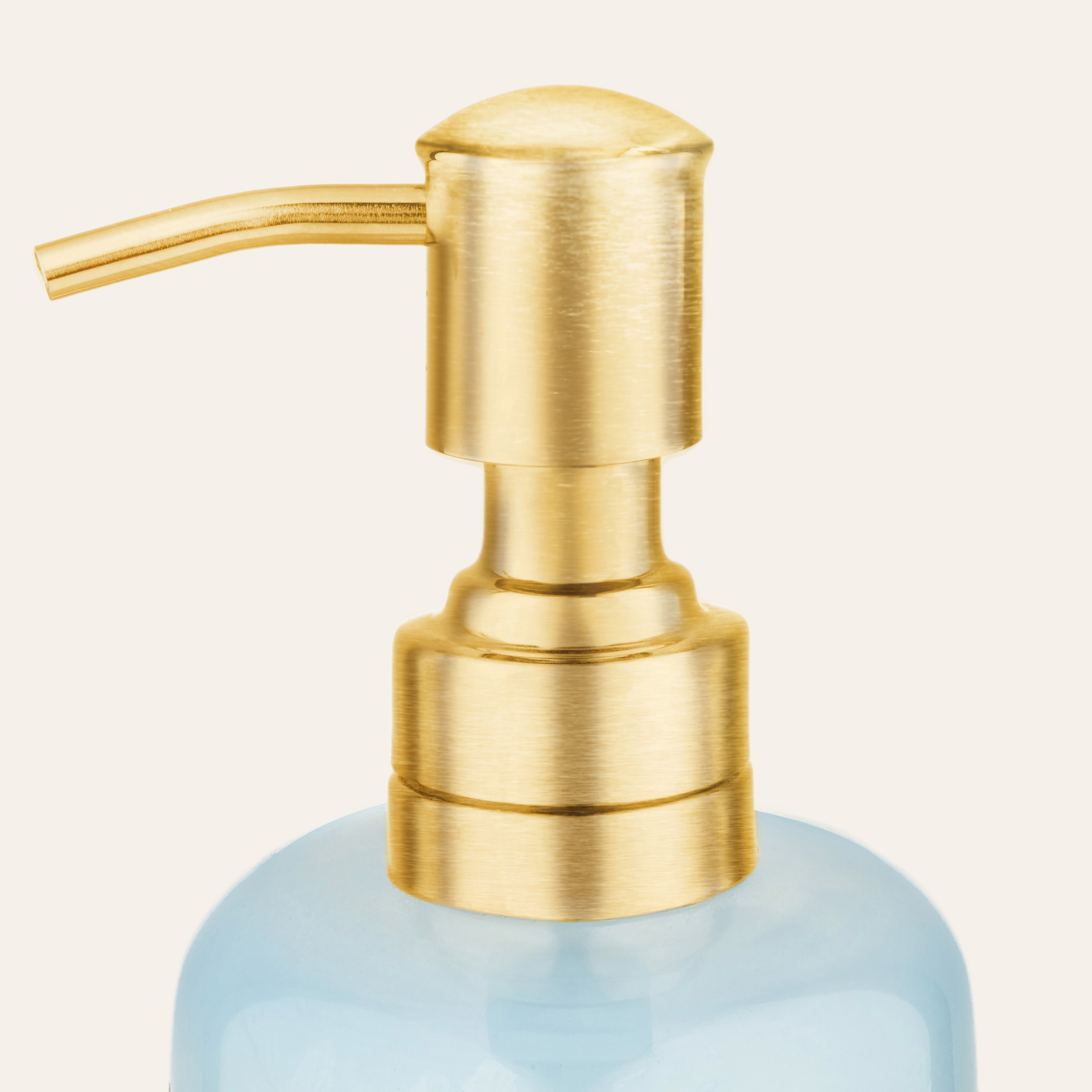 Aravalı El Dekoru - El Boyaması Sıvı Sabunluk 7x7x20 Cm Mavi