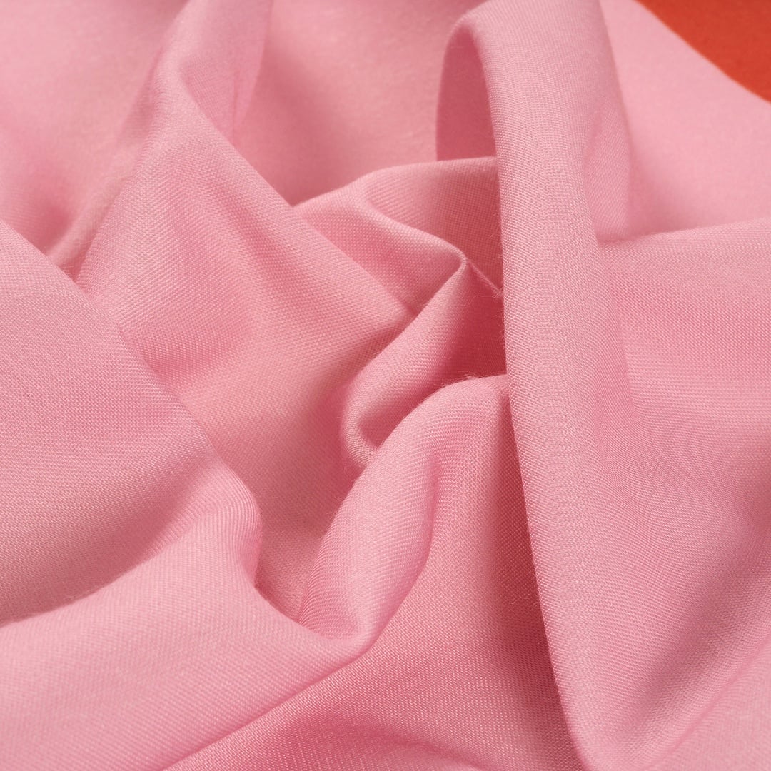 Nilüfer Dijital Baskılı Nakışlı Polyester Runner 50x180 Cm Pembe