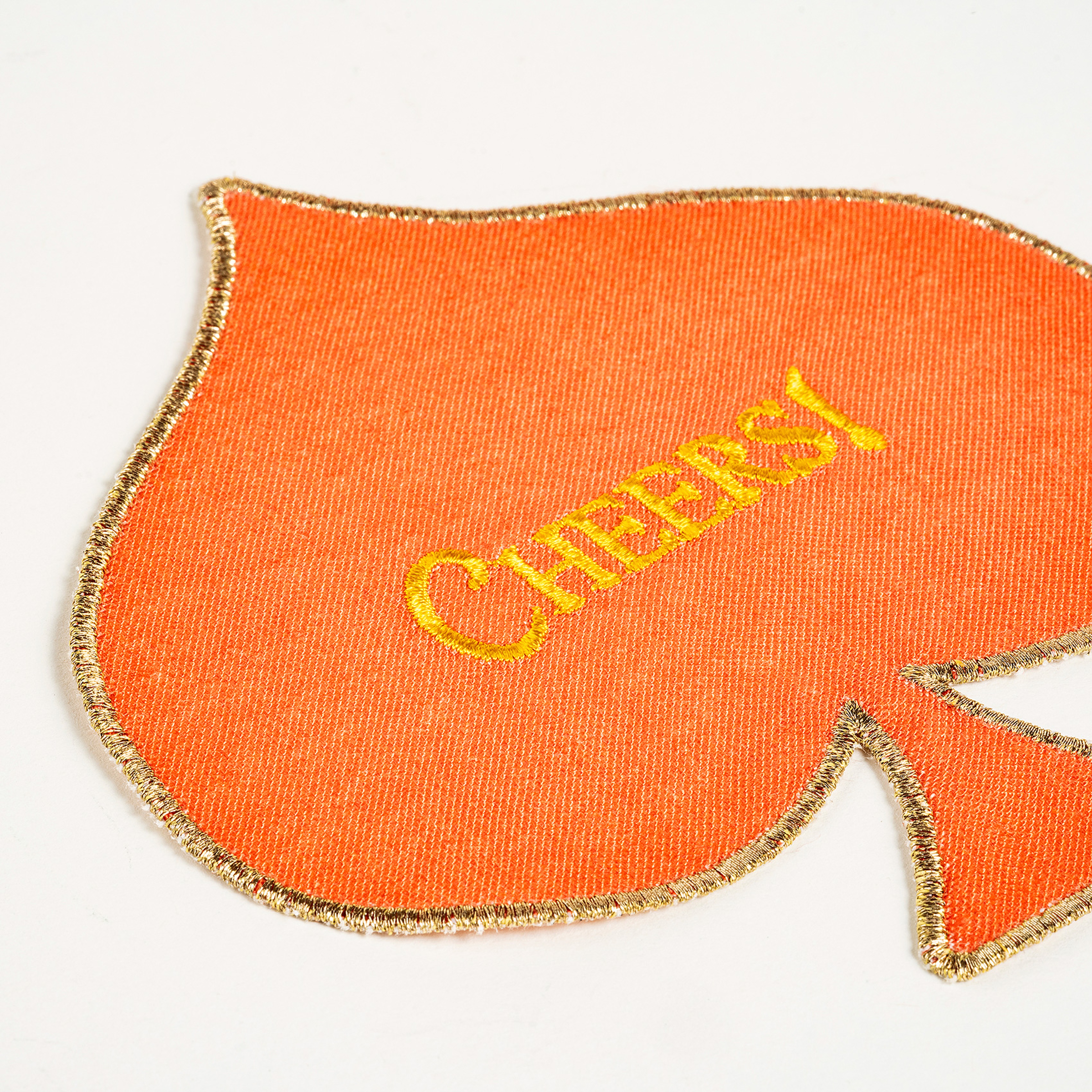 Nilüfer Dijital Baskılı Nakışlı Polyester Bardak Altlığı 13x13 Cm Renkli