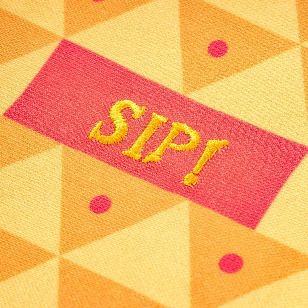 Nilüfer Dijital Baskılı Nakışlı Polyester Bardak Altlığı 13x13 Cm Renkli