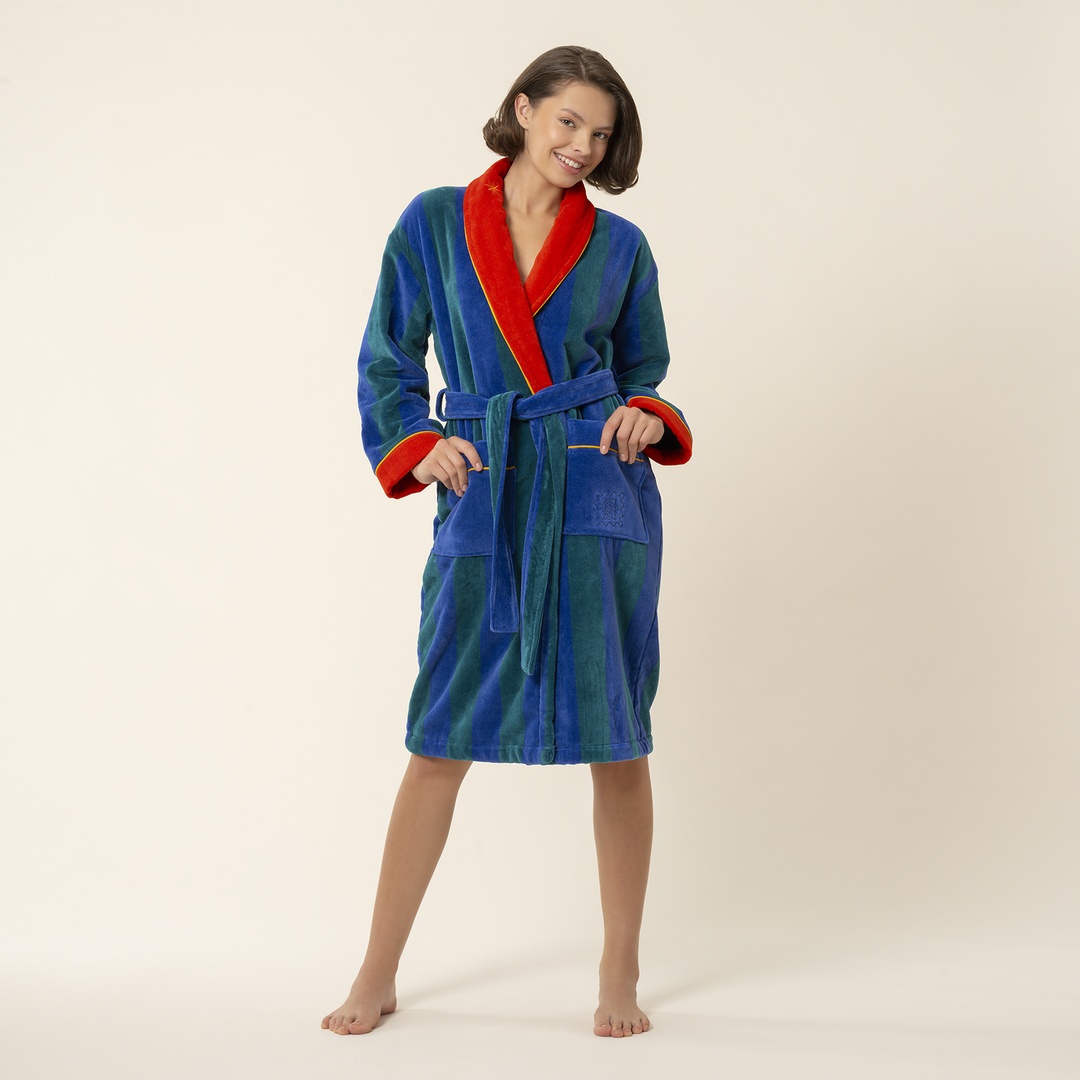 Tabea Yeşil - Mavi Bornoz