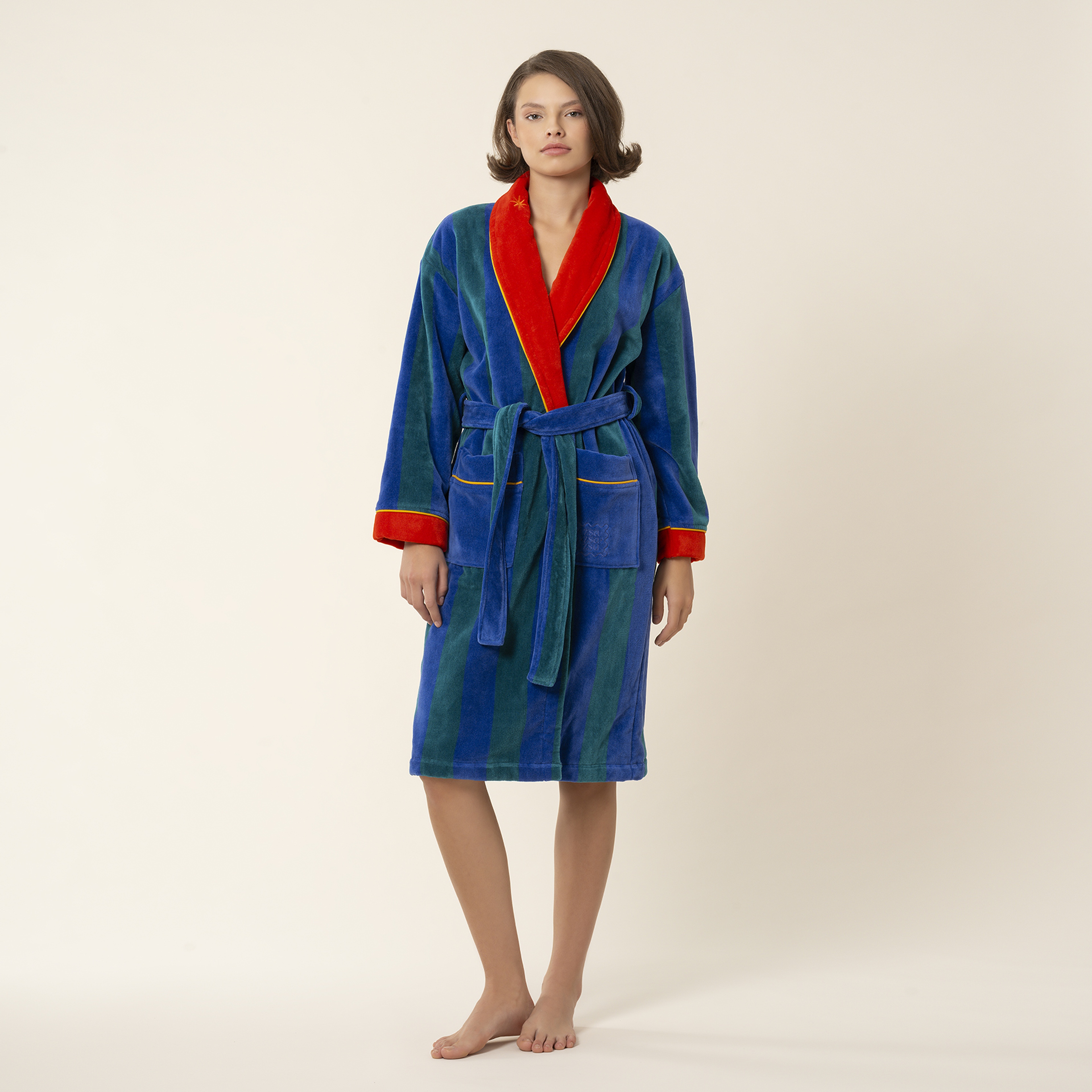 Tabea Yeşil - Mavi Bornoz