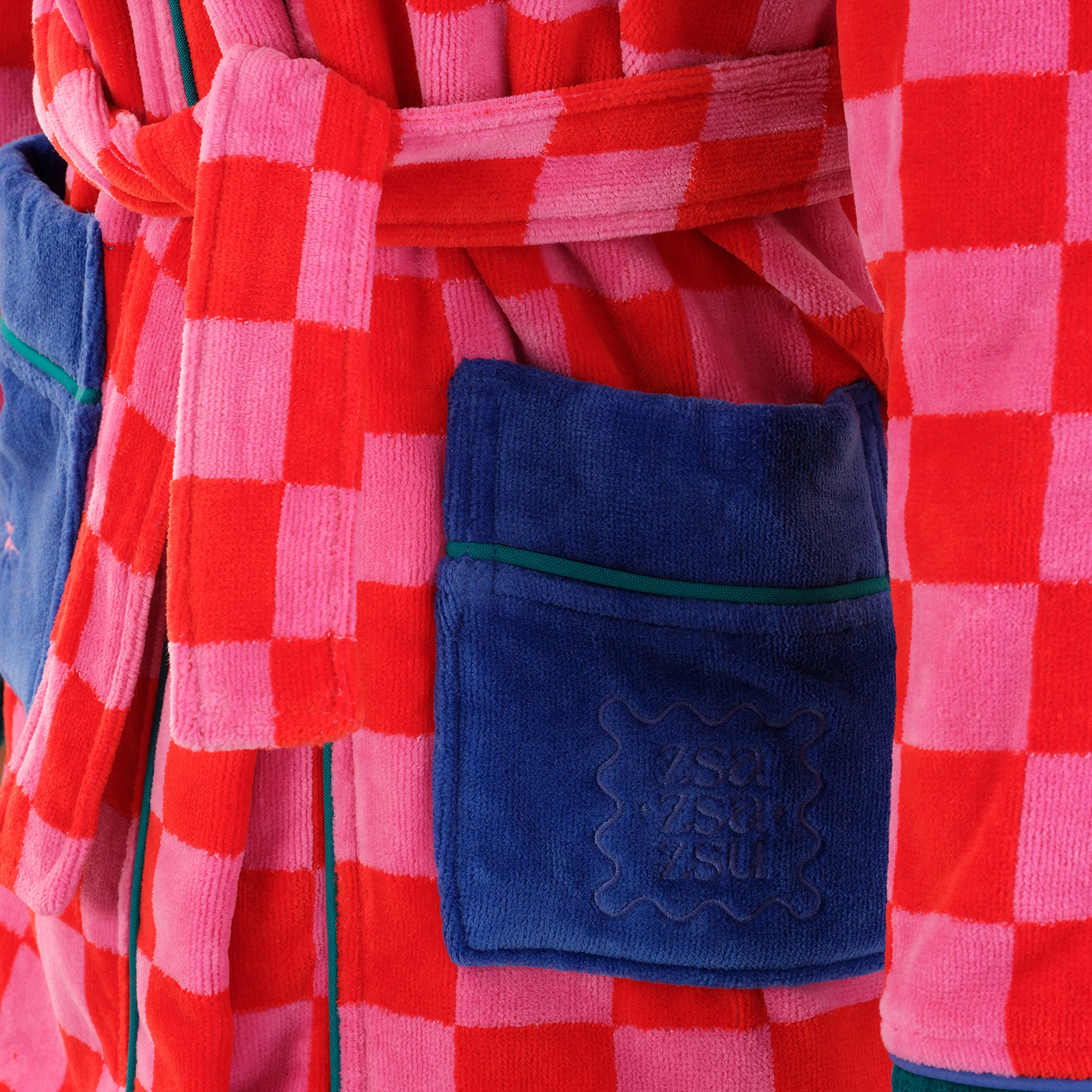 Tabea Pembe - Kırmızı Çocuk Bornoz