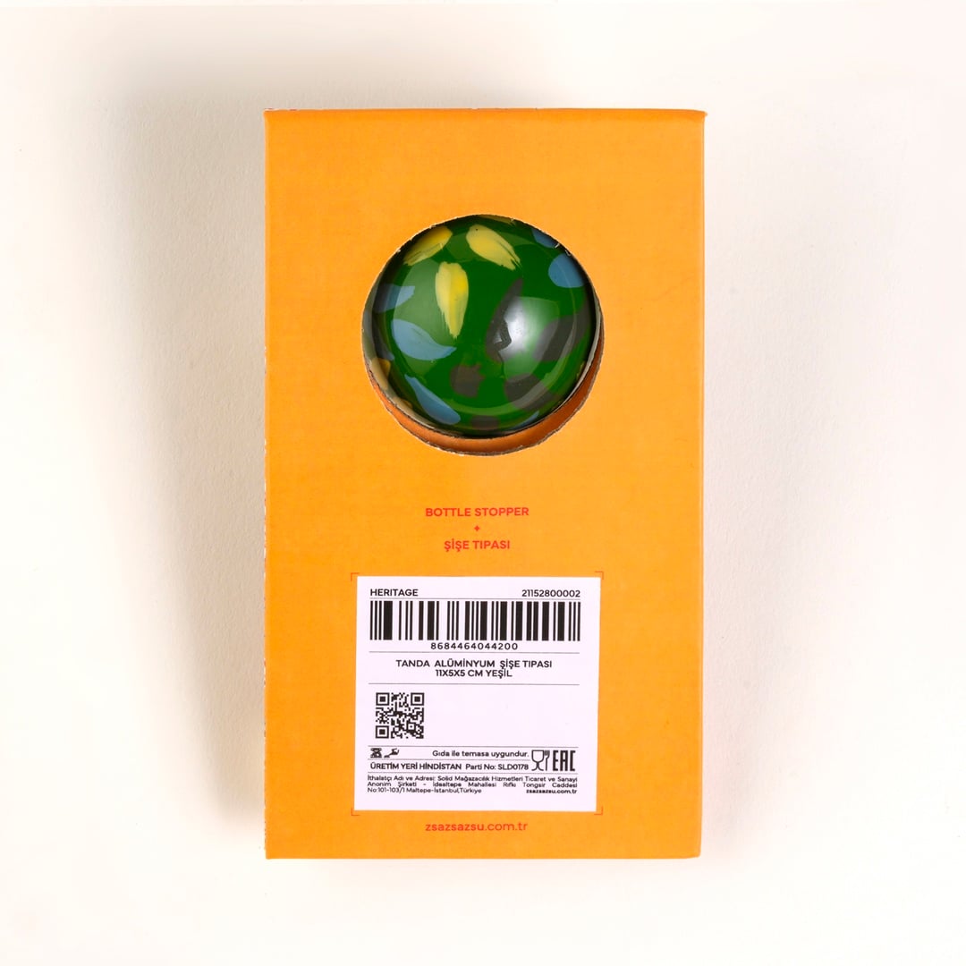 Tanda Alumınyum Şişe Tıpası 11x5x5 Cm Yeşil