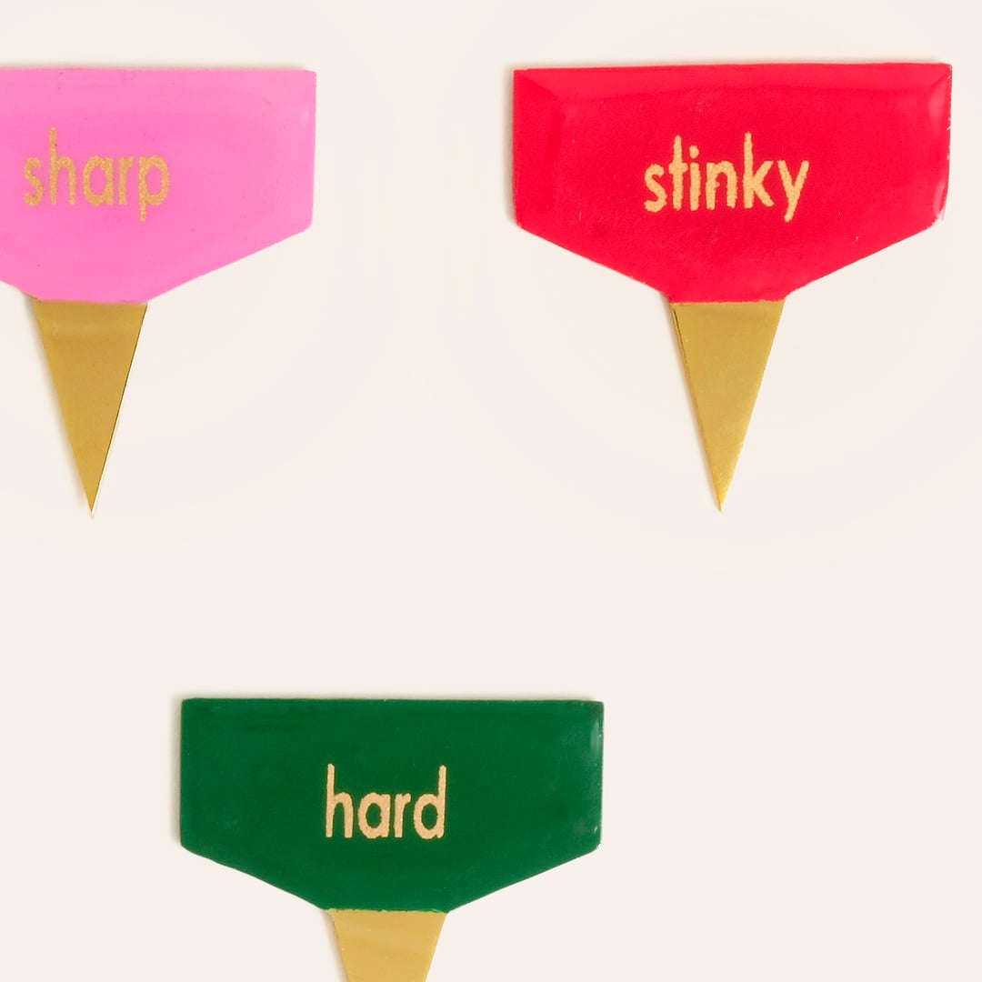 Tanda Çelik Servis Seti 4x4 Cm Altın - Renkli