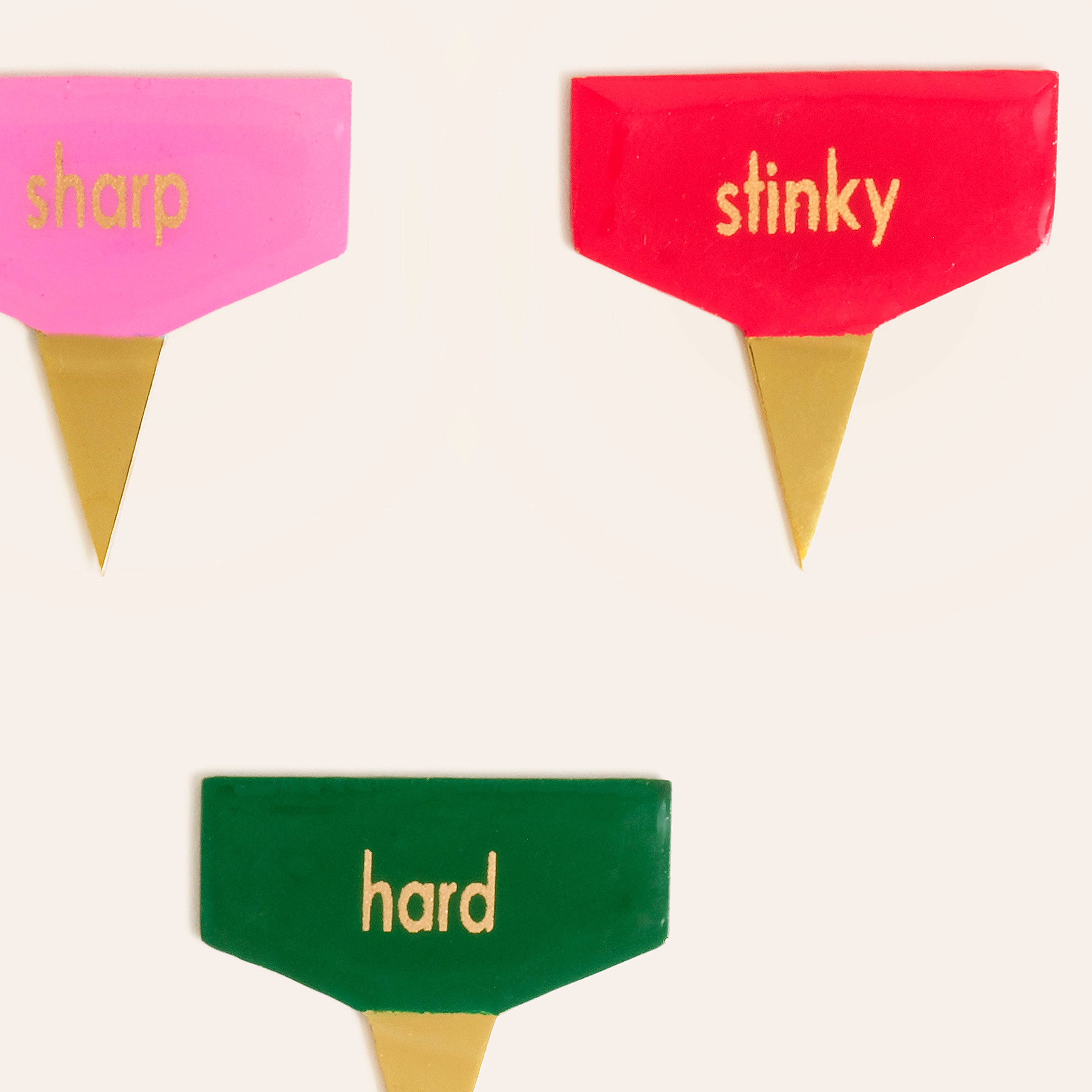 Tanda Çelik Servis Seti 4x4 Cm Altın - Renkli