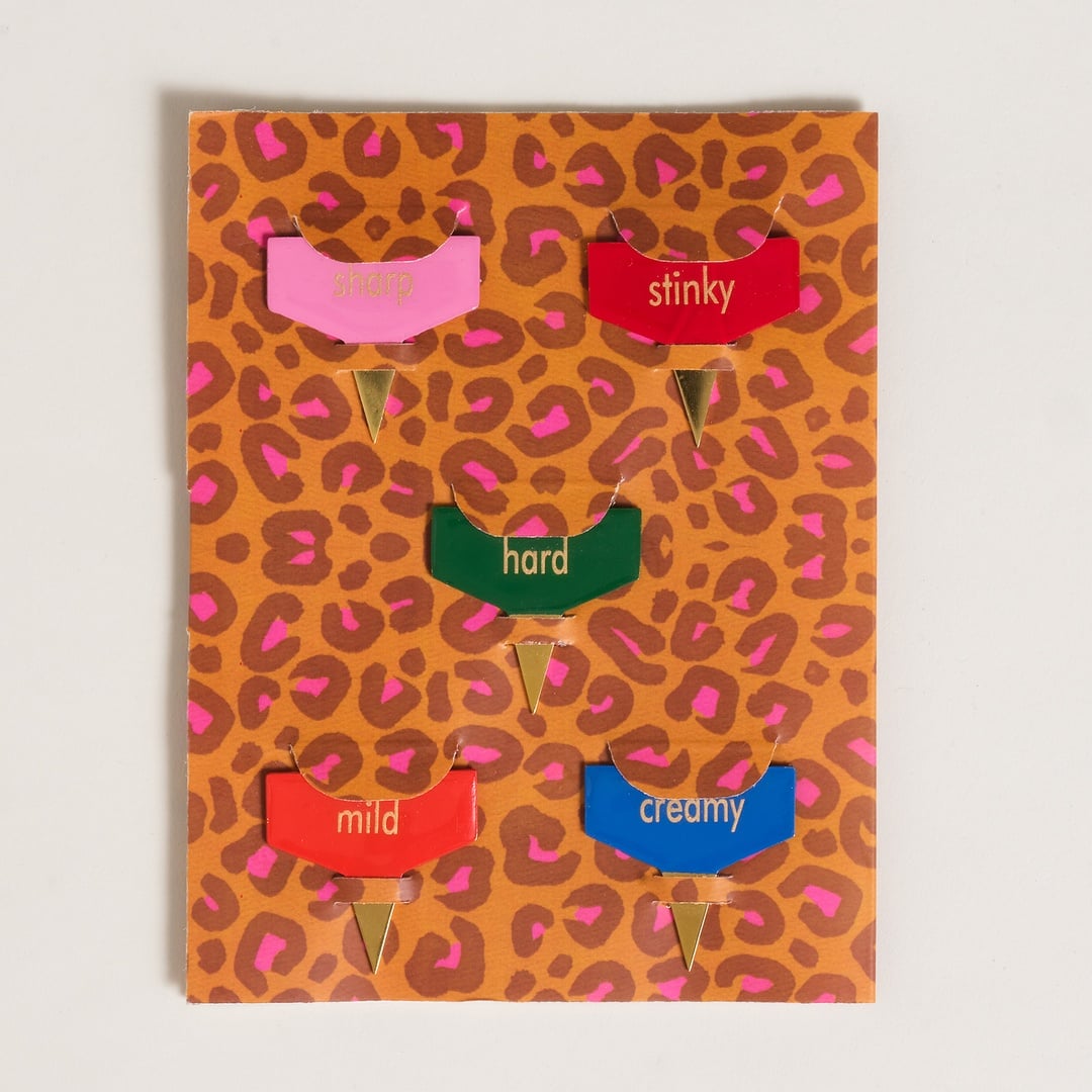 Tanda Çelik Servis Seti 4x4 Cm Altın - Renkli