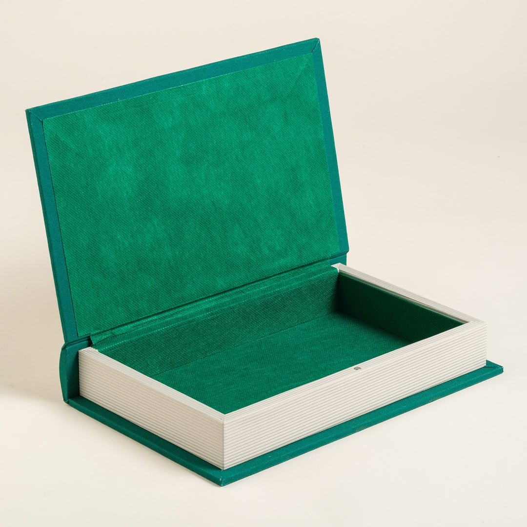 Meılın Mdf Dekoratif Kutu 18.5x4.5x28.1 Cm Koyu Yeşil