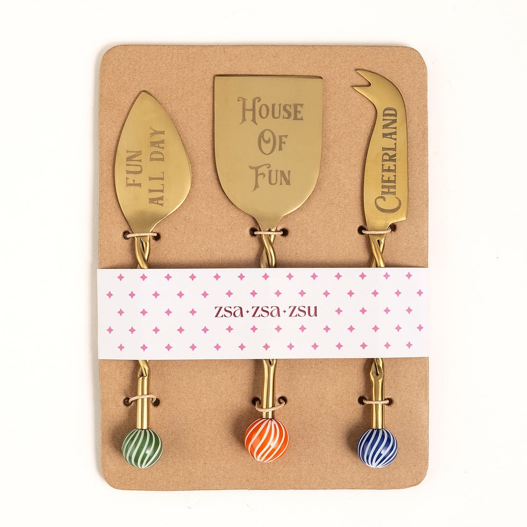 Rampur Çelik - Pirinç Servis Seti 16x4 Cm Altın - Renkli