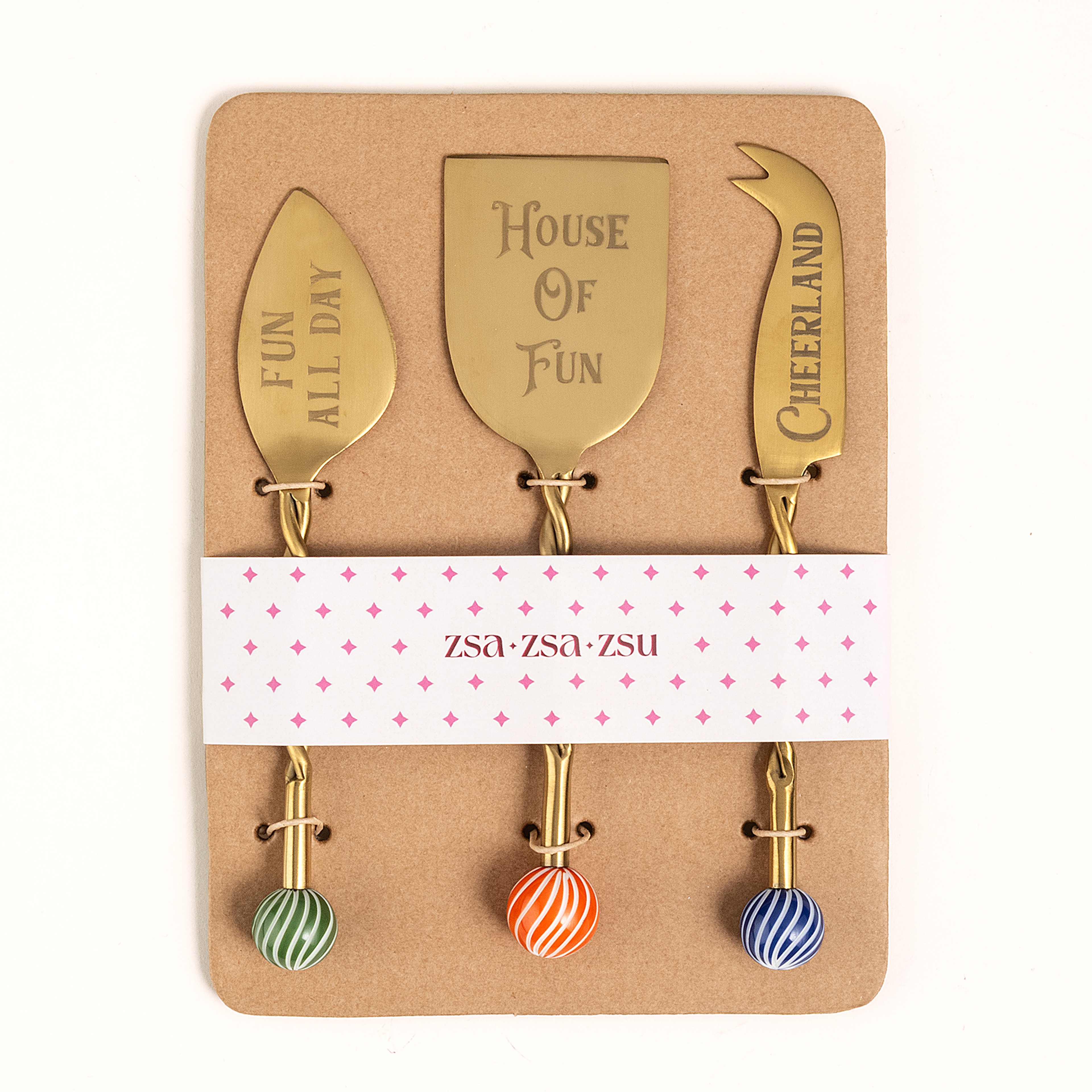 Rampur Çelik - Pirinç Servis Seti 16x4 Cm Altın - Renkli