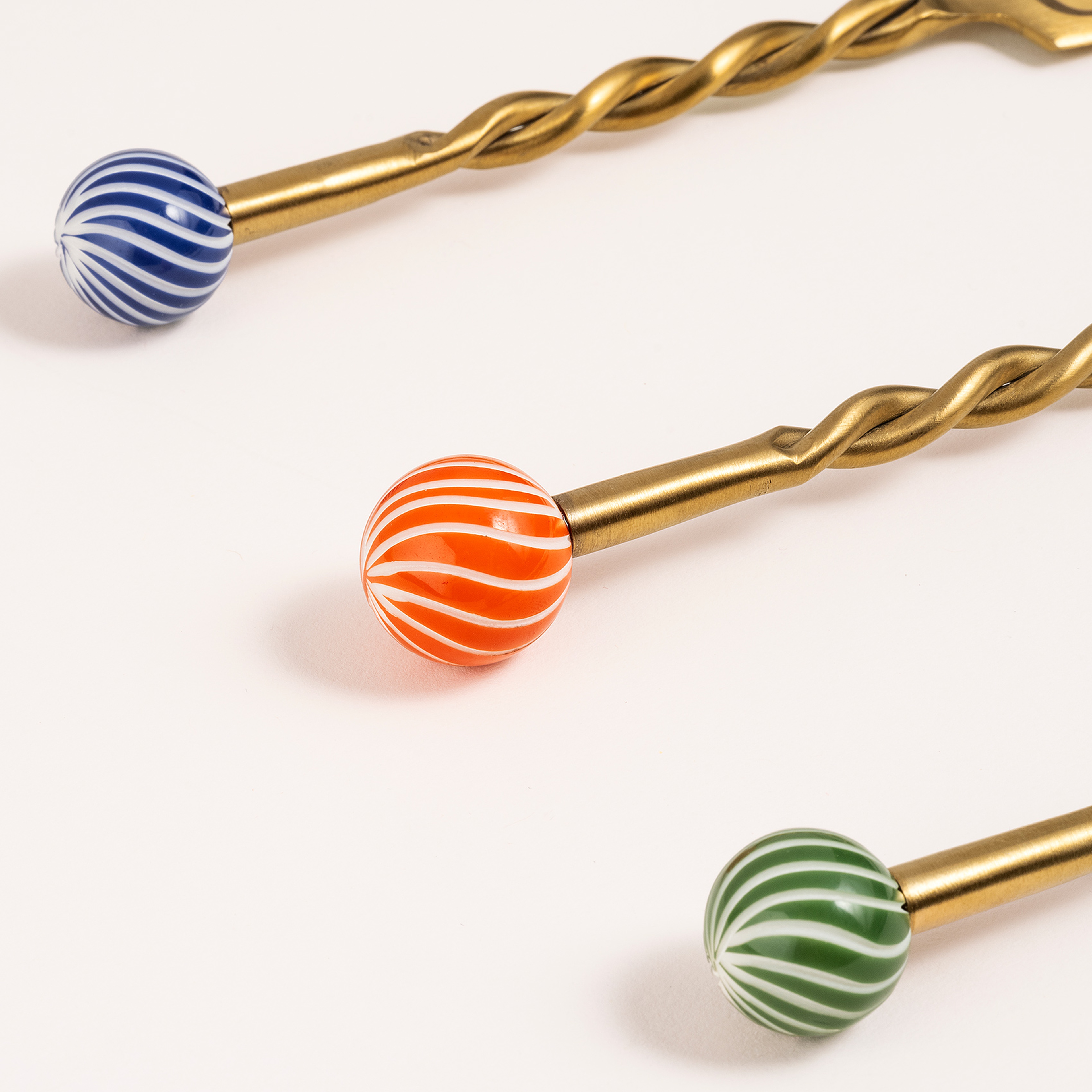 Rampur Çelik - Pirinç Servis Seti 16x4 Cm Altın - Renkli