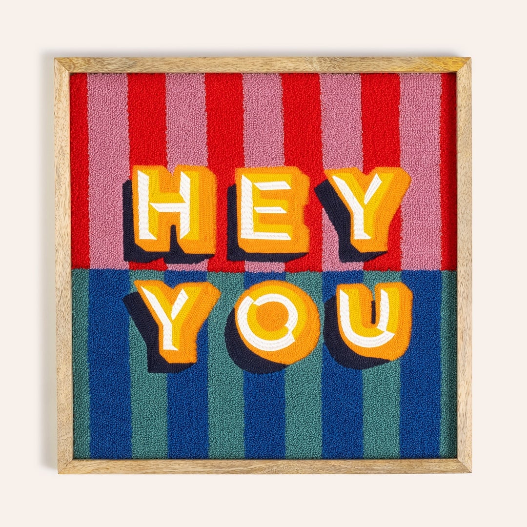 Rajpath Nakışlı Ağaç Dekoratif Duvar Panosu 35x35 Cm Renkli