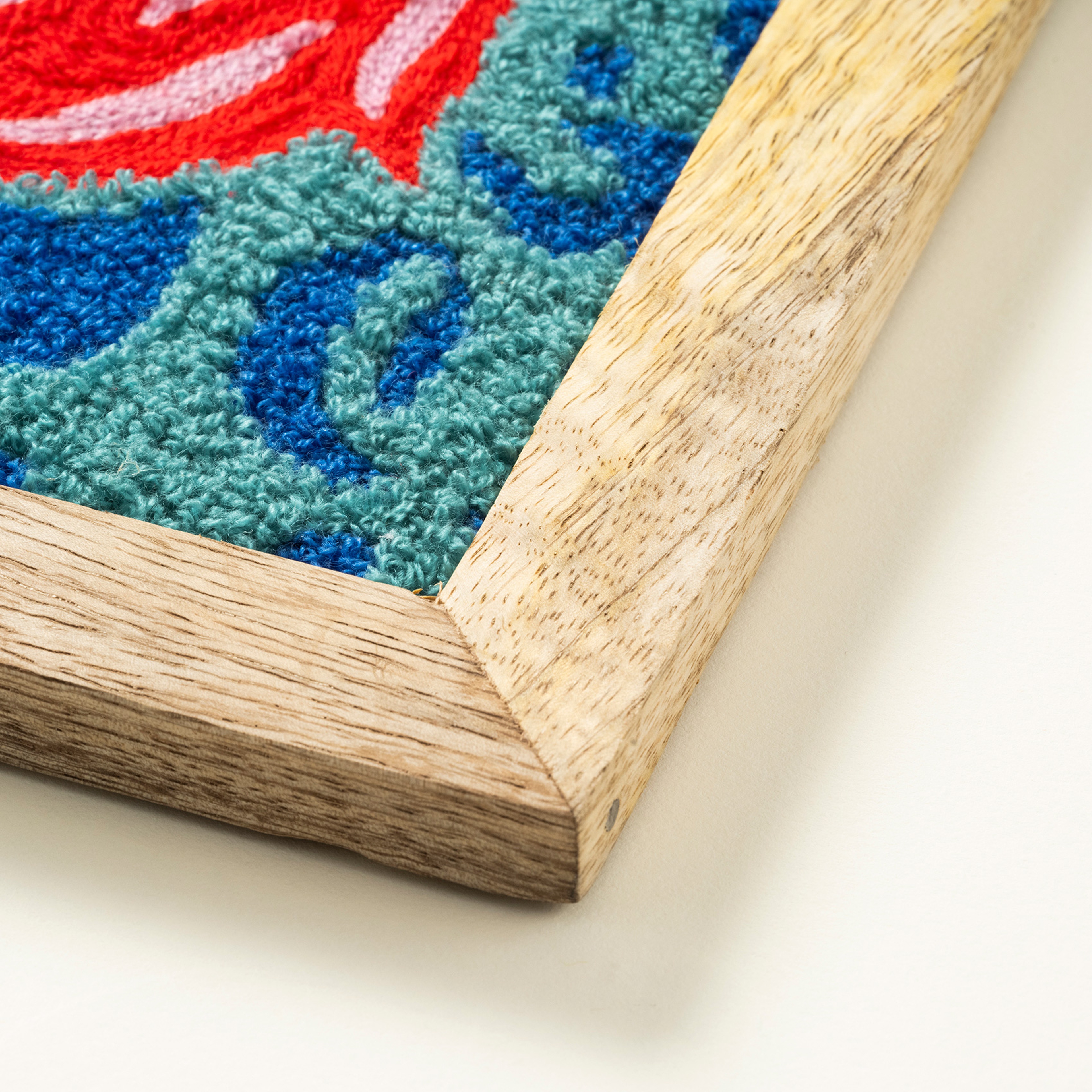 Rajpath Nakışlı Ağaç Dekoratif Duvar Panosu 50x35 Cm Renkli