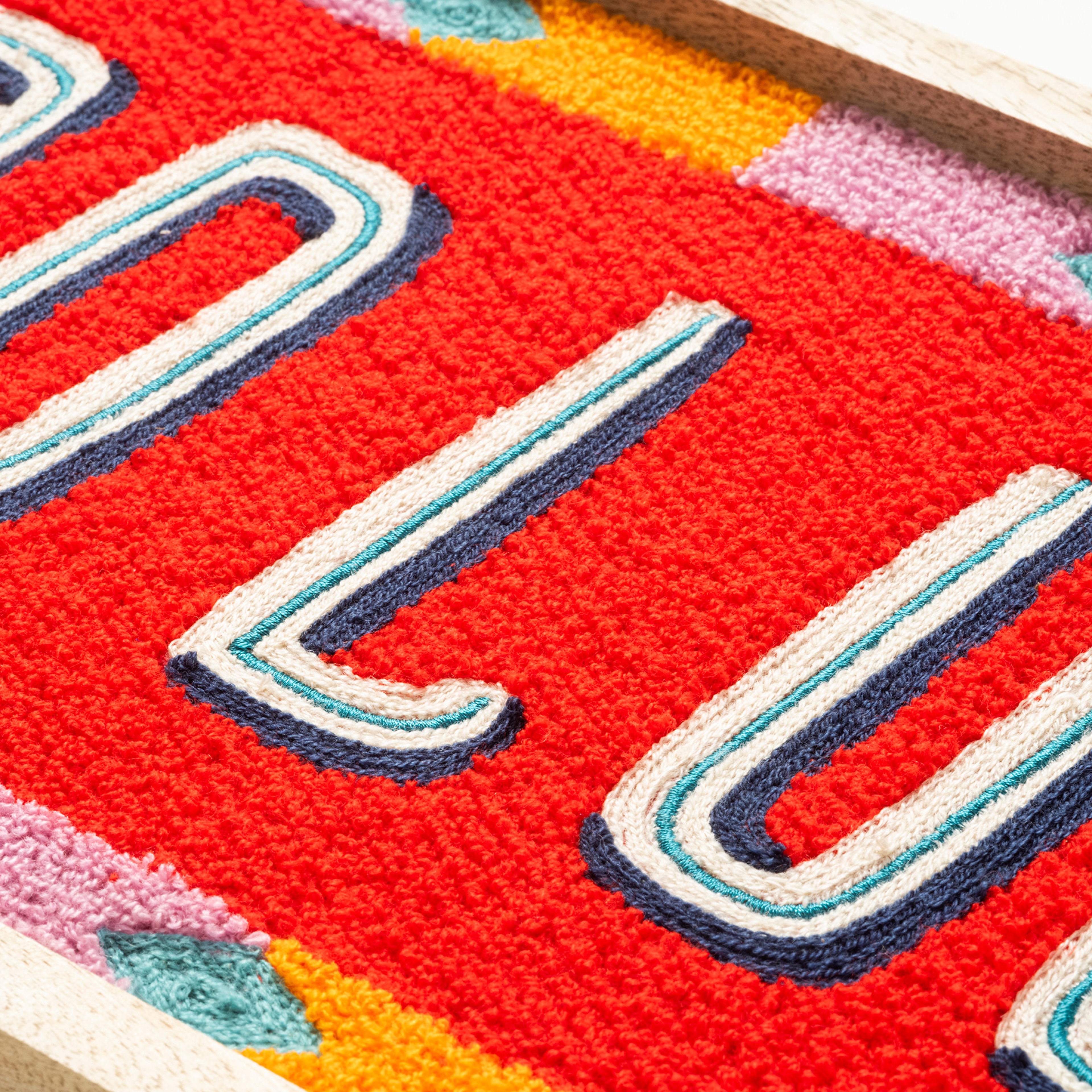 Rajpath - Ağaç Dekoratif Duvar Panosu 20x50 Cm Renkli